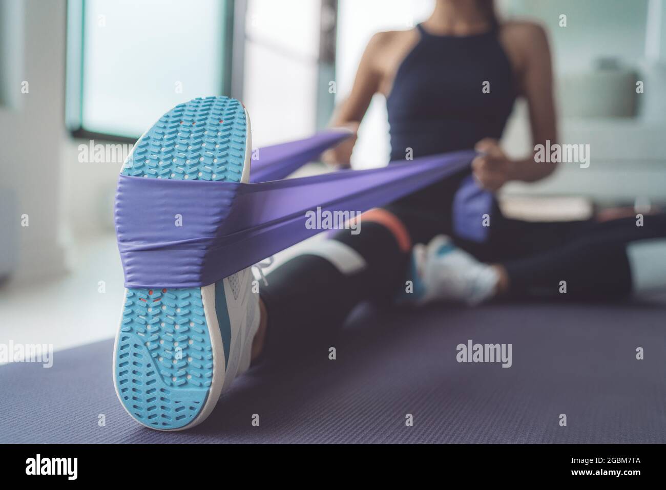 Exercise pilates band hires stock photography and images Alamy