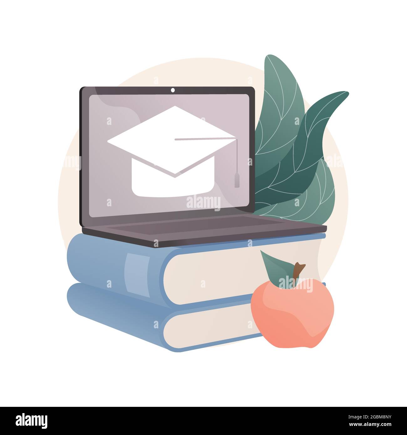 Online school platform abstract concept vector illustration Stock ...