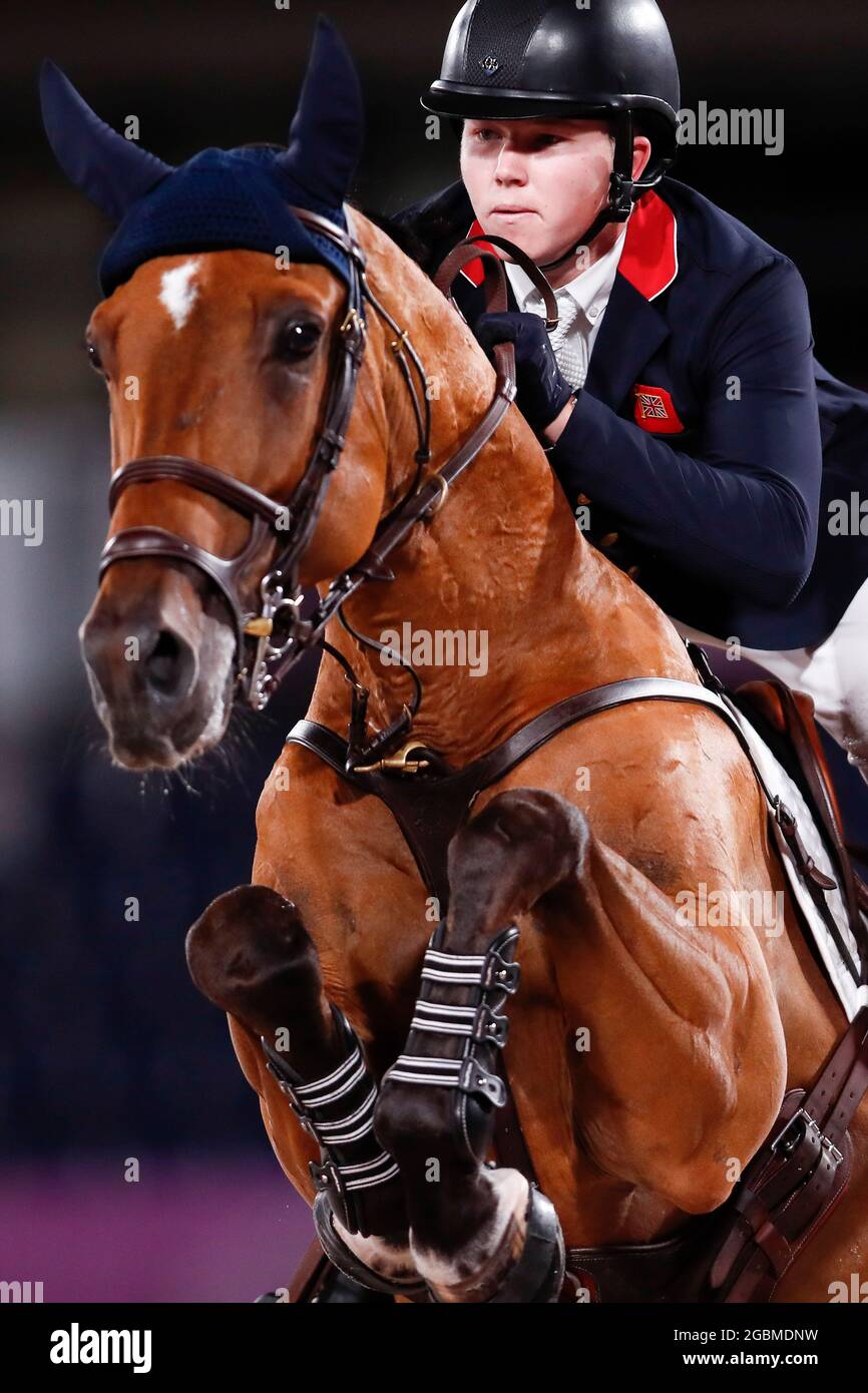 Tokyo, Japan. 4th Aug, 2021. Great Britain's HARRY CHARLES riding ROMEO ...
