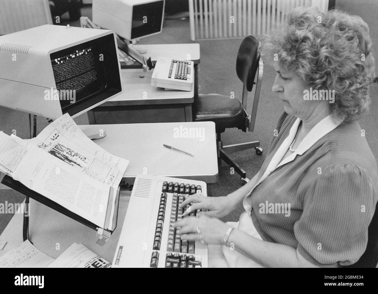 Atex computer system hi-res stock photography and images - Alamy
