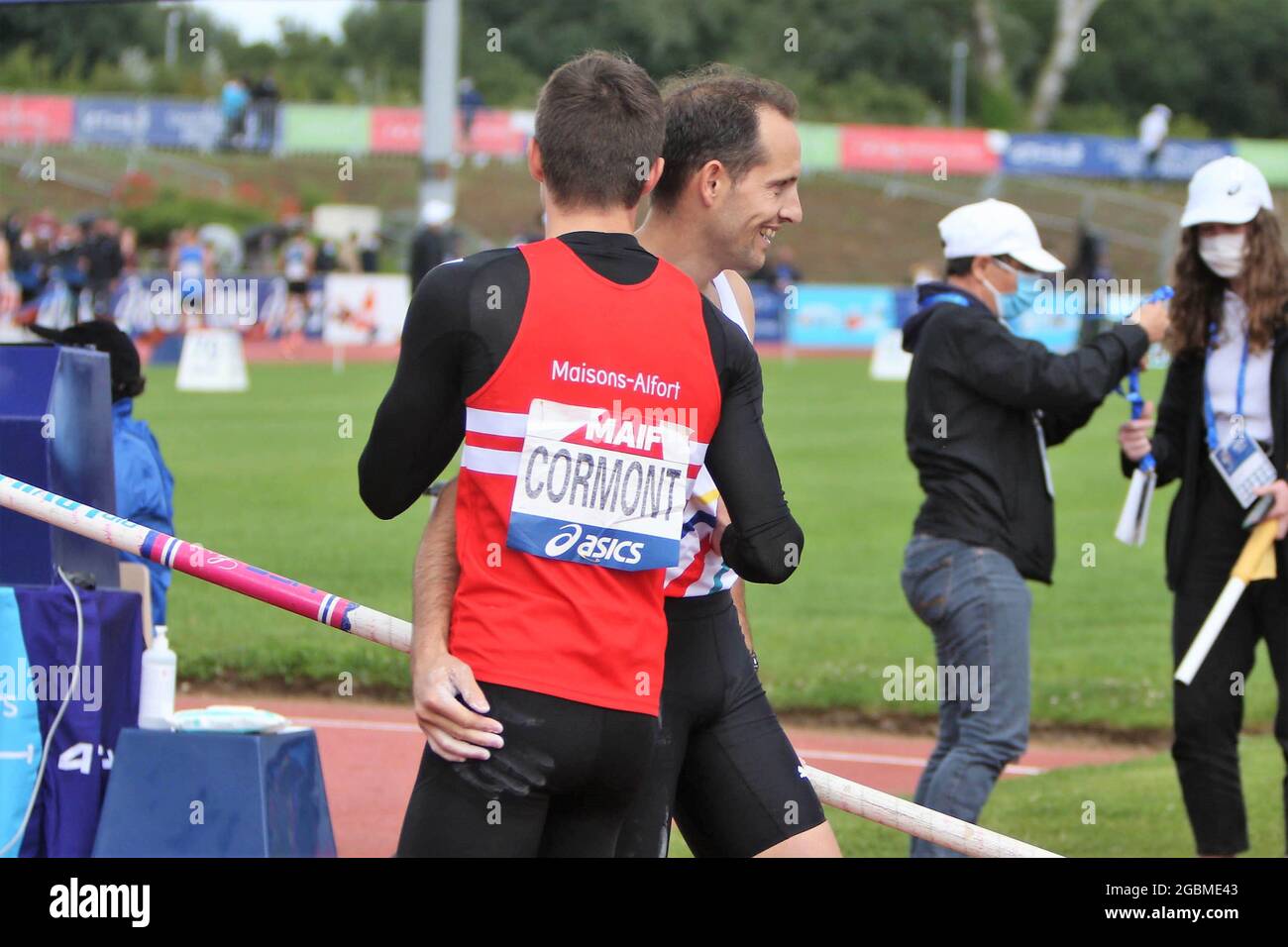 LAVILLENIE Renaud and CORMONT Ethan Finale Perche Mens during the 2021 ...