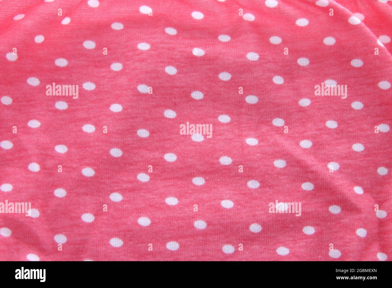 polka dot fabric as background Stock Photo - Alamy