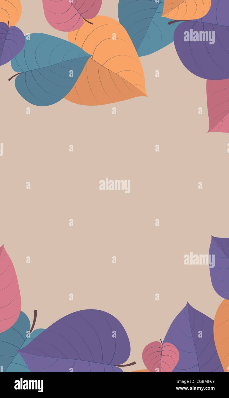 Realistic autumn leaves on a light background - Vector illustration ...