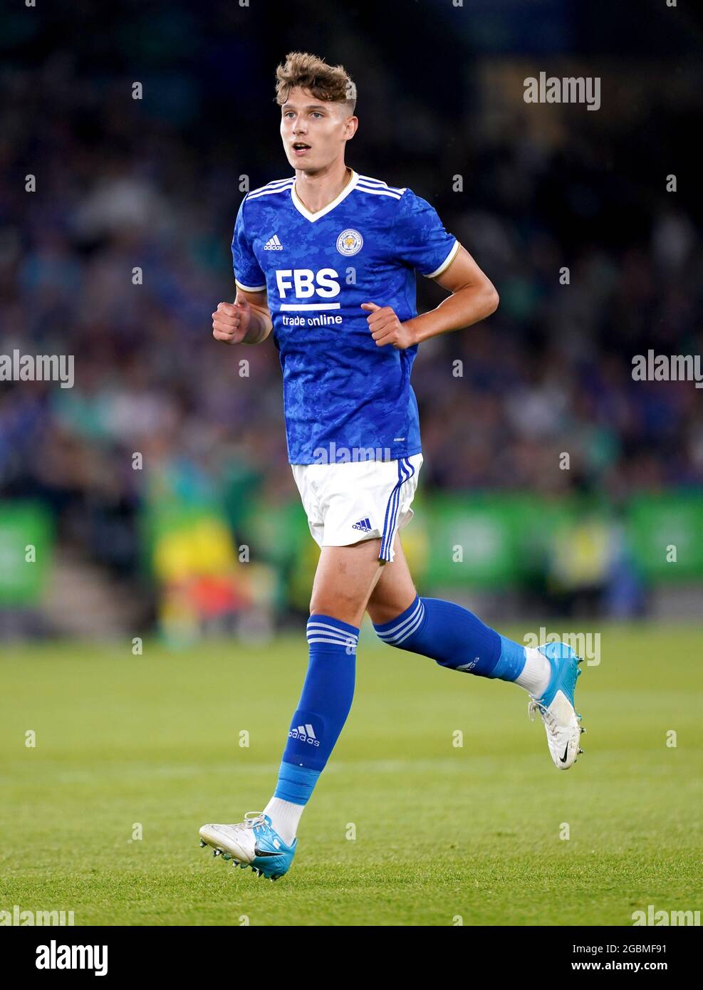 Leicester City's Ben Nelson during the Pre-Season Friendly match at The King Power Stadium, Leicester. Picture date: Wednesday August 4, 2021. Stock Photo