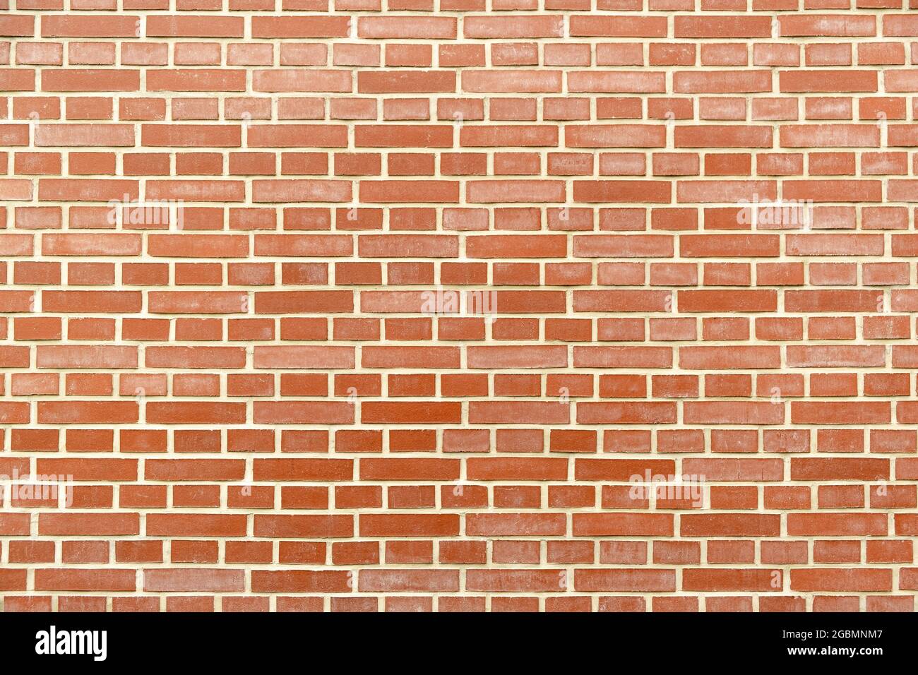 Red Seamless brick wall background Stock Photo