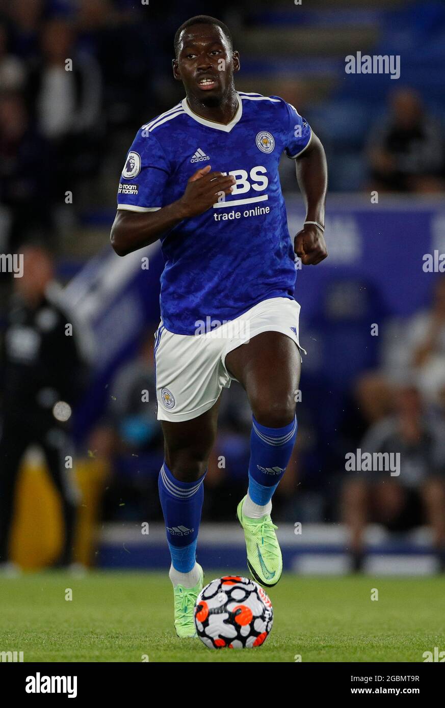 Leicester, England, 4th August 2021.  Boubakary Soumare of Leicester City during the Pre Season Friendly match at the King Power Stadium, Leicester. Picture credit should read: Darren Staples / Sportimage Stock Photo