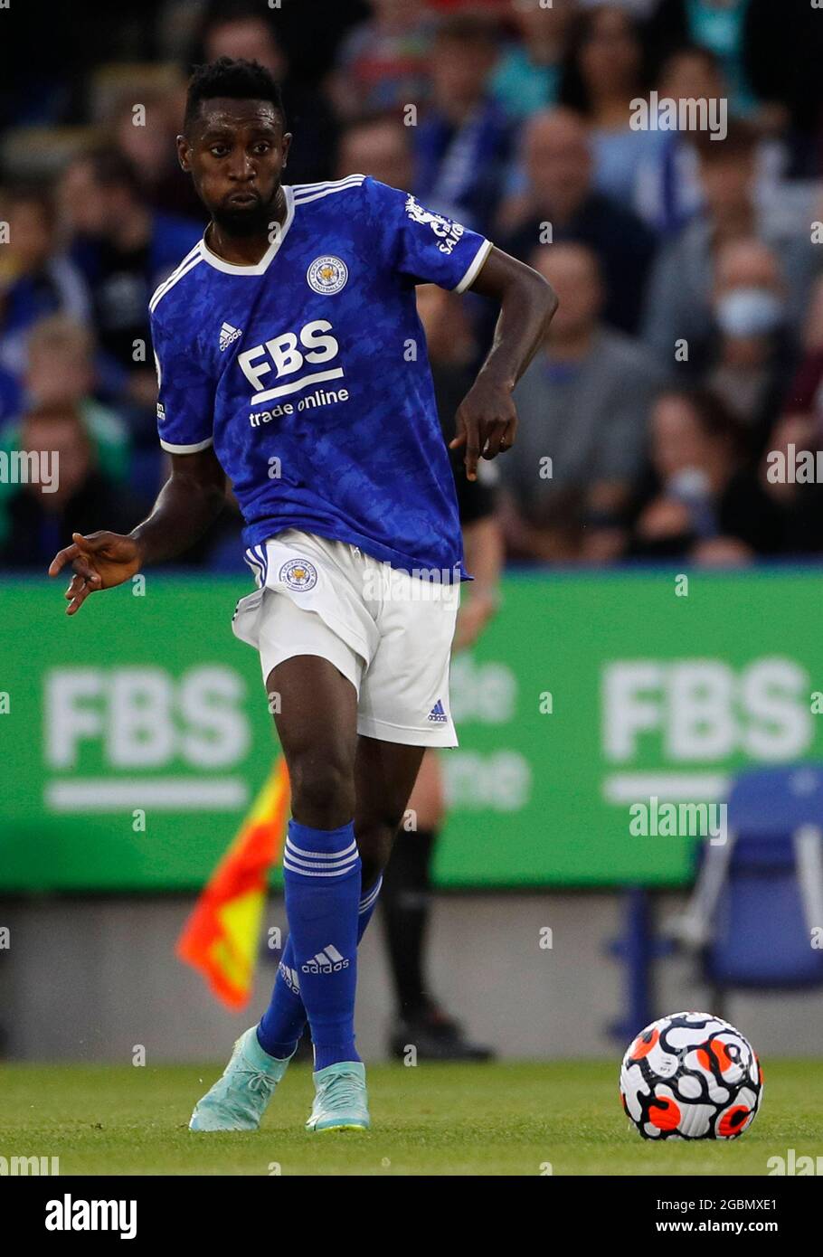 Leicester, England, 4th August 2021.  Wilfred Ndidi of Leicester City during the Pre Season Friendly match at the King Power Stadium, Leicester. Picture credit should read: Darren Staples / Sportimage Stock Photo