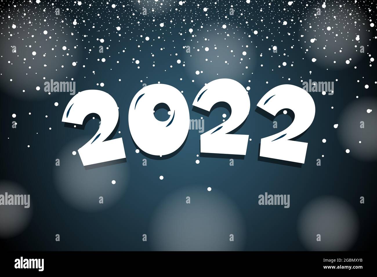 Christmas Comics 2022 2022 Cartoon Hand Drawn Comic Text Lettering Number With Snow. Happy New  Year And Merry Christmas Holiday Greeting Card Design. Colorful Xmas Vector  Eps Illustration Stock Vector Image & Art - Alamy