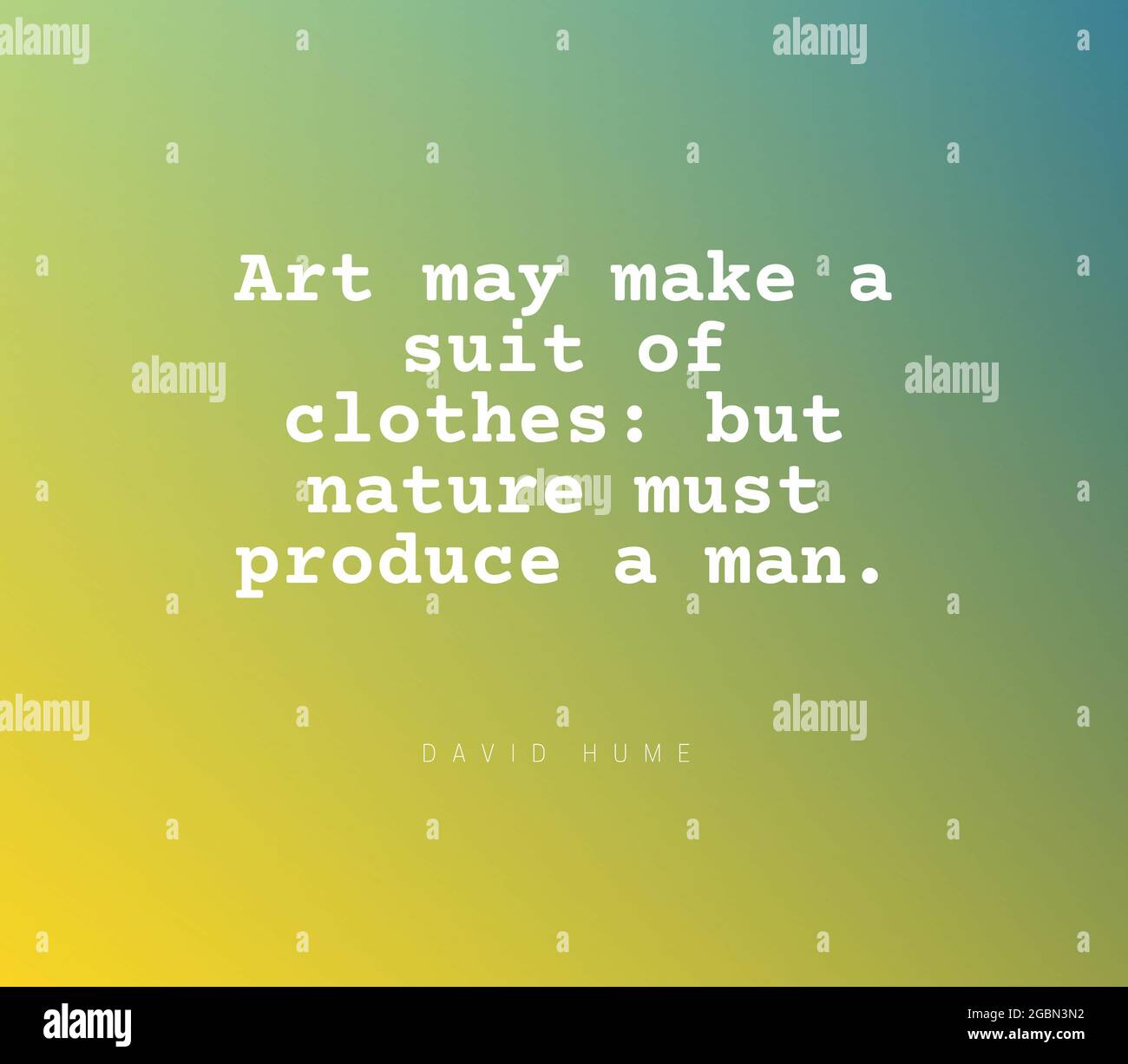 Inspirational motivation quote about art and nature Stock Photo Alamy