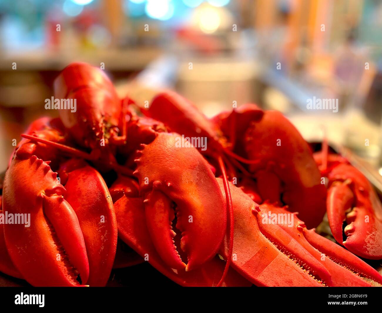 Maine Lobster Boil Stock Photo Alamy