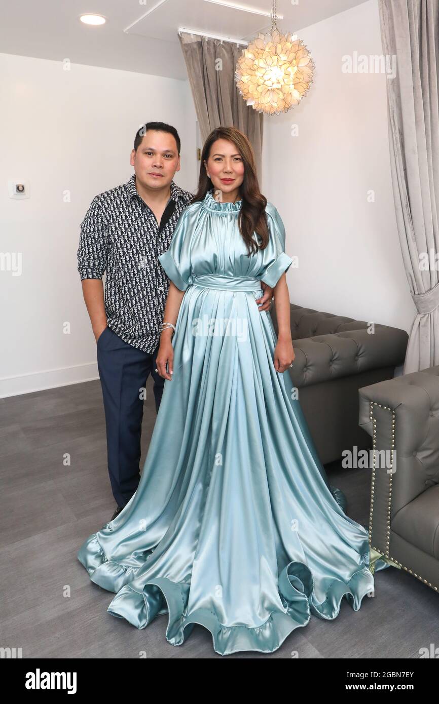 Beverly Hills, California, USA. 31st July, 2021. Richard Maghanoy and owner/skincare expert