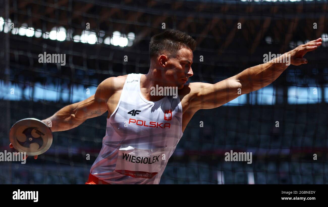 Tokyo 2020 Olympics Athletics Men's Discus Throw Decathlon Discus