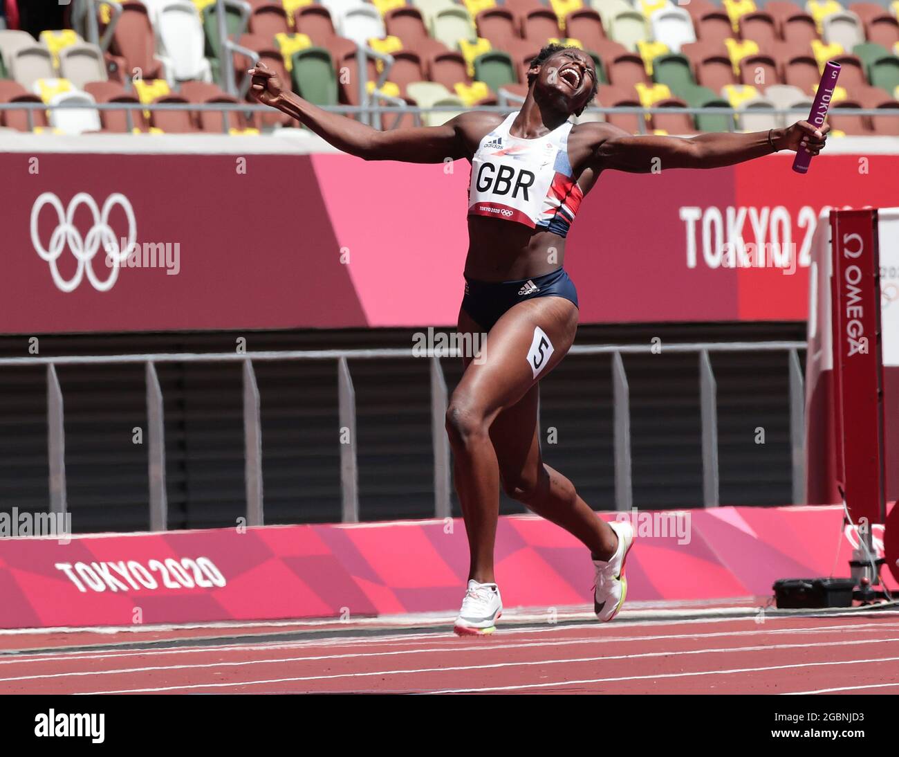Tokyo Japan 5th Aug 2021 Daryll Neita Of Team Great Britain Reacts tokyo-japan-5th-aug-2021-daryll-neita-of-team-great-britain-reacts