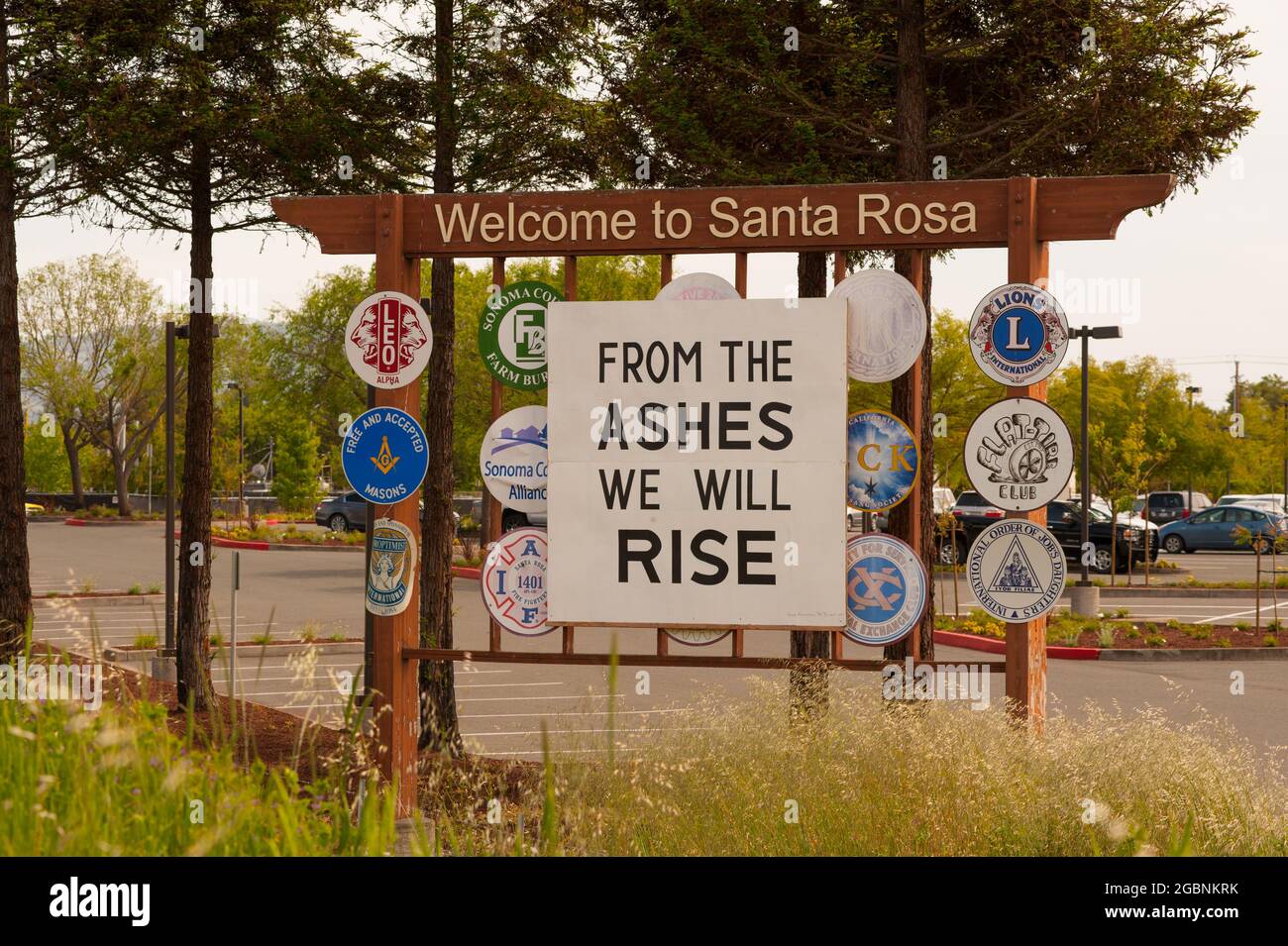 Welcome to santa rosa sign hi-res stock photography and images - Alamy