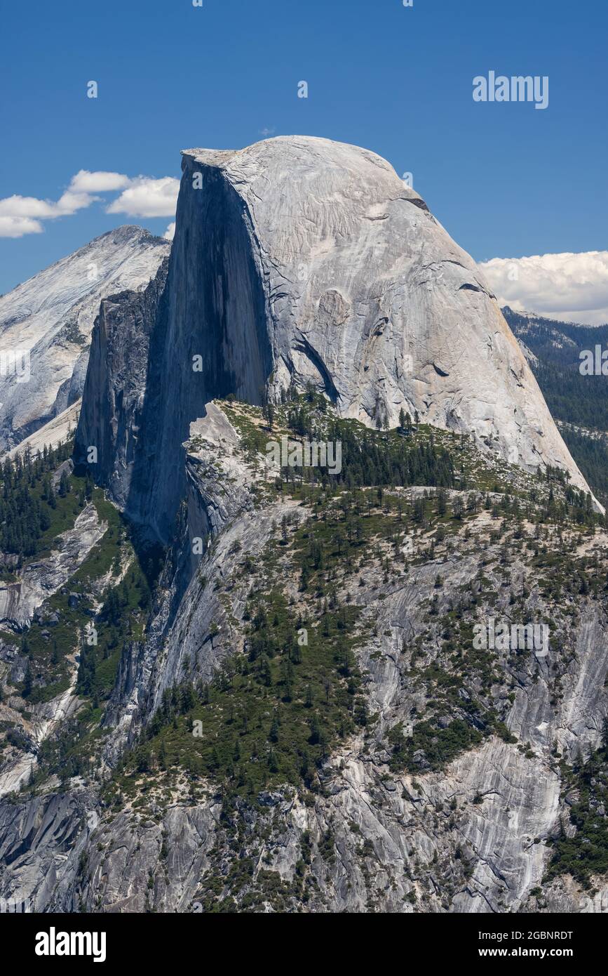 Half Dome from Glacier Point, Yosemite National Park, California Stock