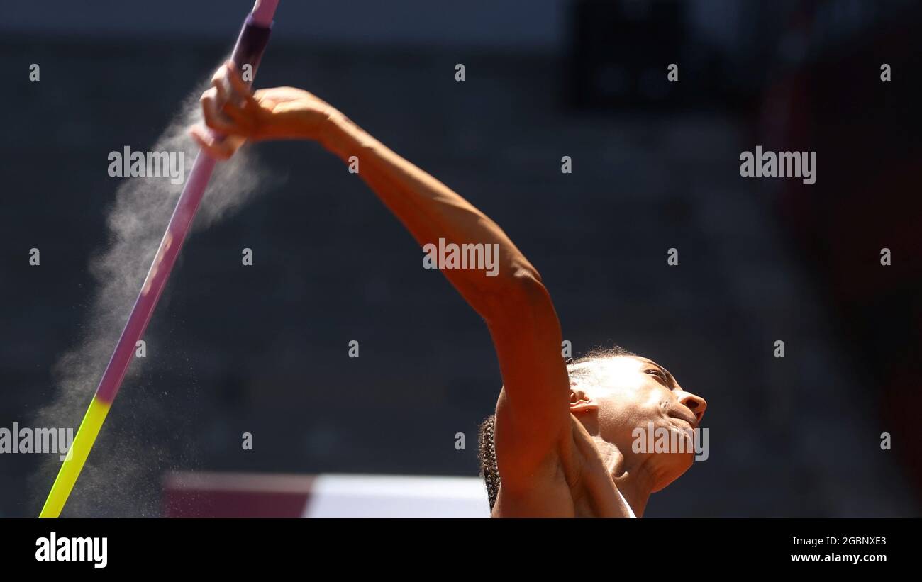 Tokyo 2020 Olympics Athletics Women's Javelin Throw Heptathlon