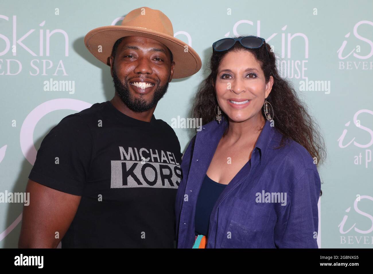 Beverly Hills, California, USA. 31st July, 2021. Designer Hakoda David and Christine Devine