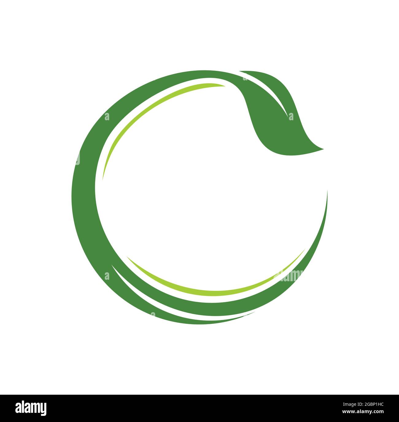 A vector Illustration of Circle Cannabis Logo Sign Stock Vector Image ...