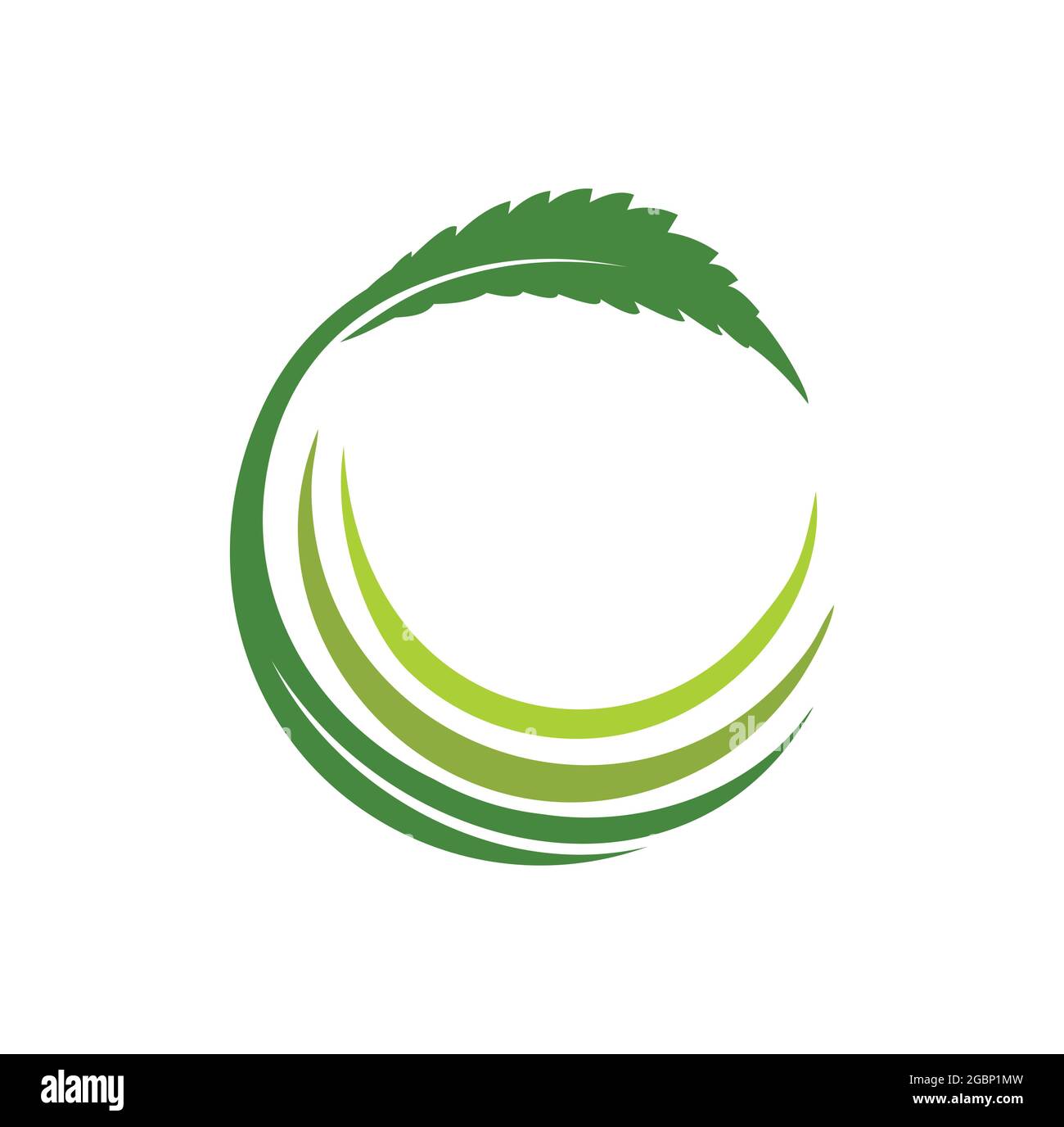 Cannabis leaf circle Stock Vector Images - Alamy