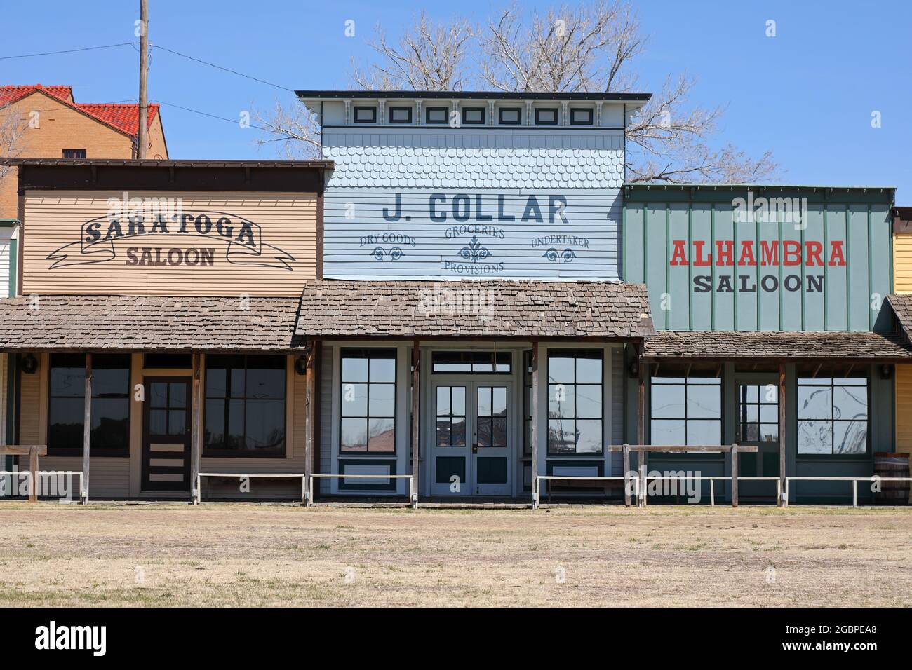 Dodge City, Kansas, An Old Fashioned 4th of July at the Boot Hill Museum,  featuring a reenactment of The Shooting of Ed Masterson Stock Photo - Alamy