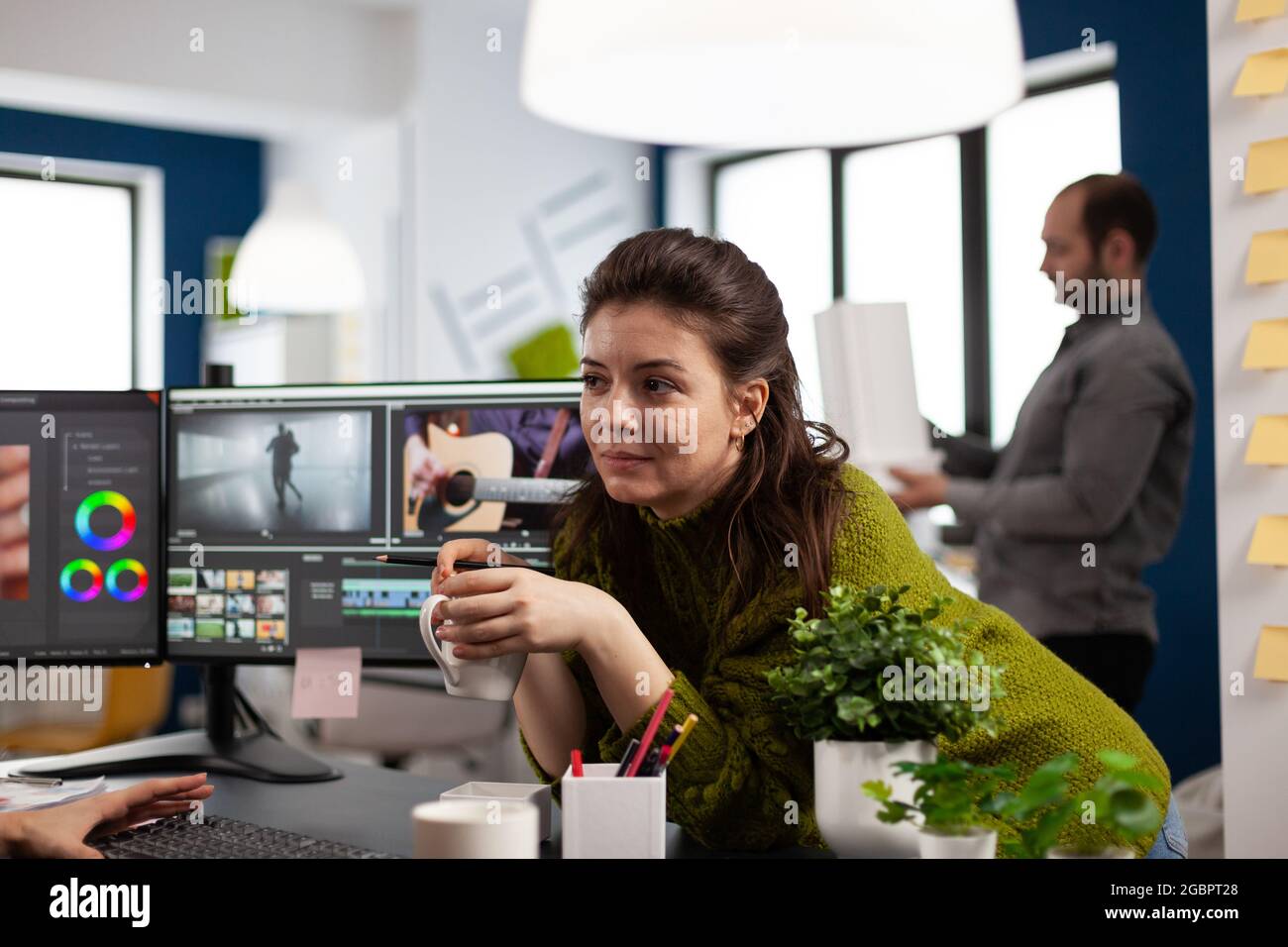 Studio  Editor Stock Photo - Alamy