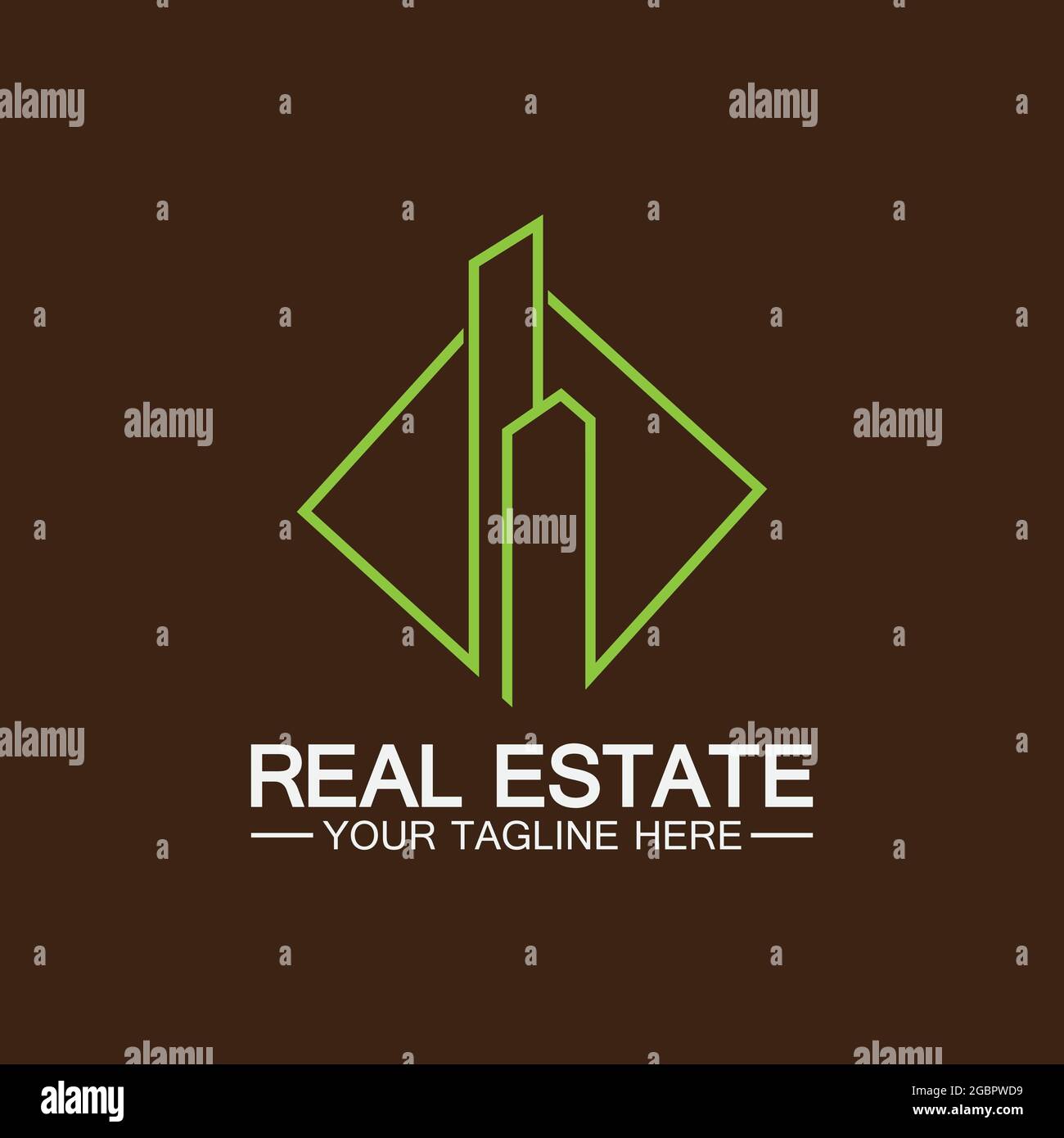 Real Estate Business Logo vector illustration design Stock Vector Image ...