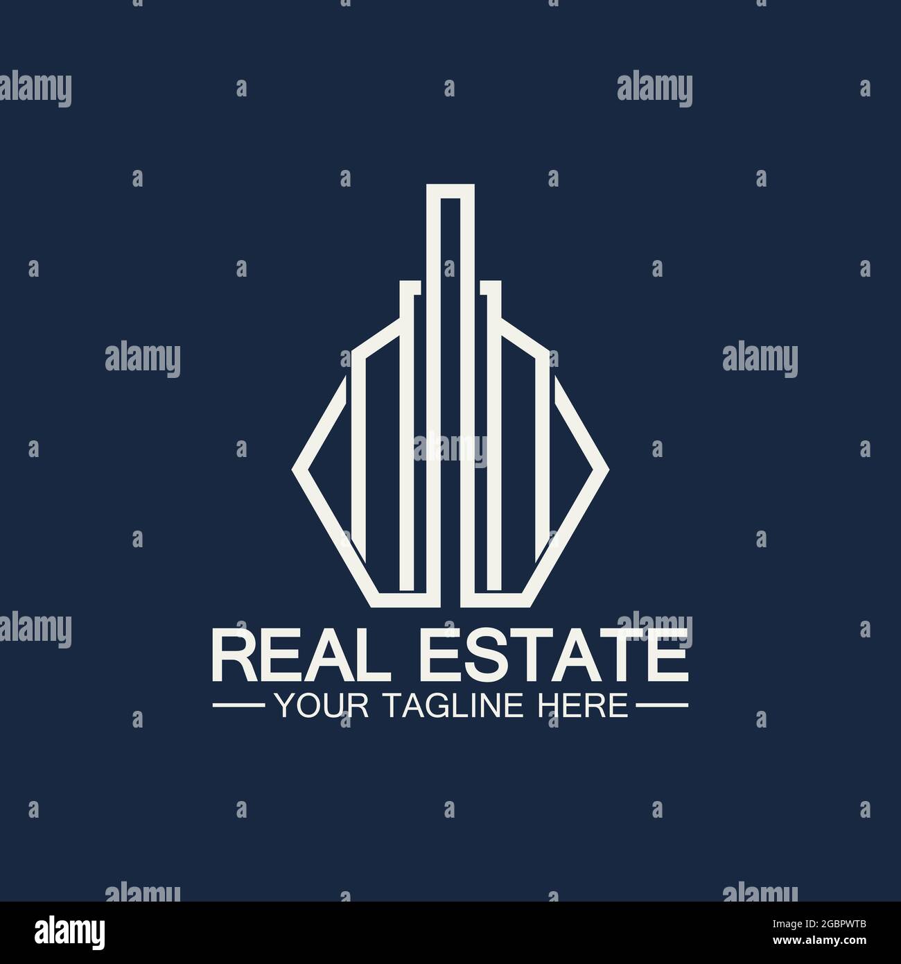 Real Estate Business Logo vector illustration design Stock Vector Image ...