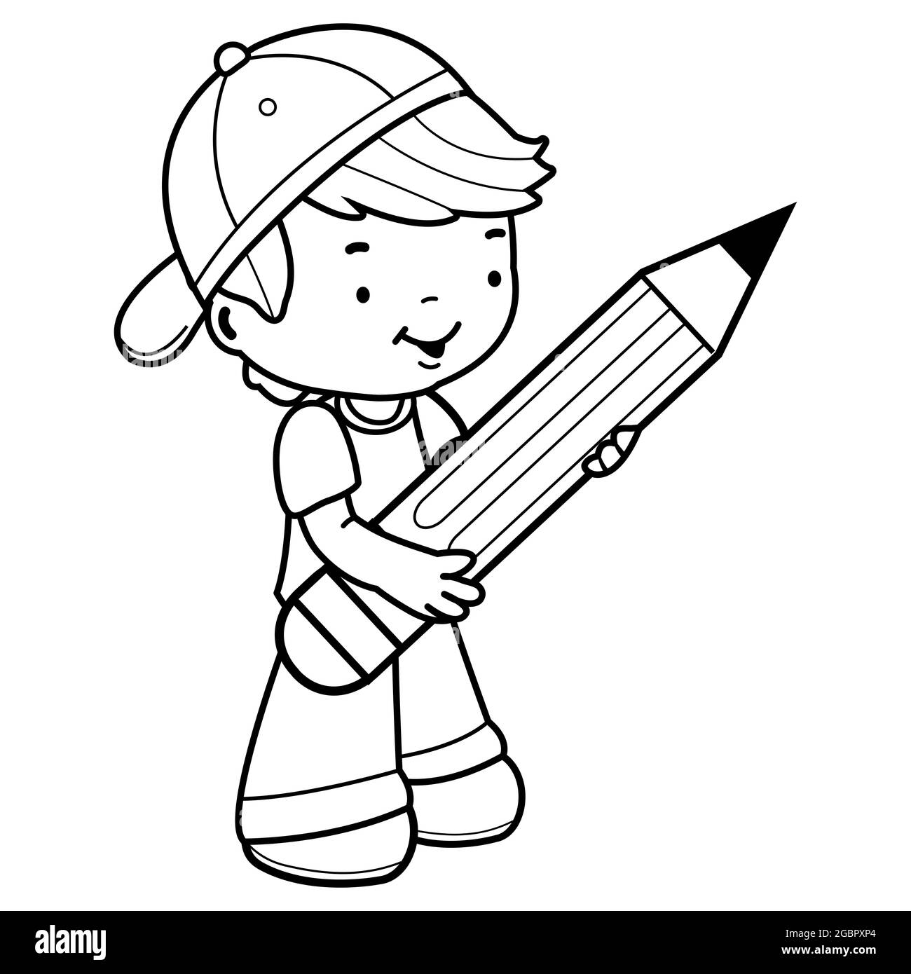 Coloring crayons Black and White Stock Photos & Images - Alamy
