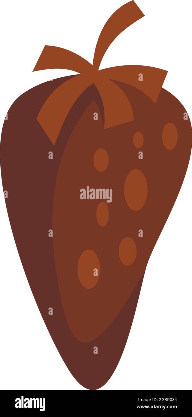 Mexican mamey fruit icon. Flat illustration of mexican mamey fruit ...