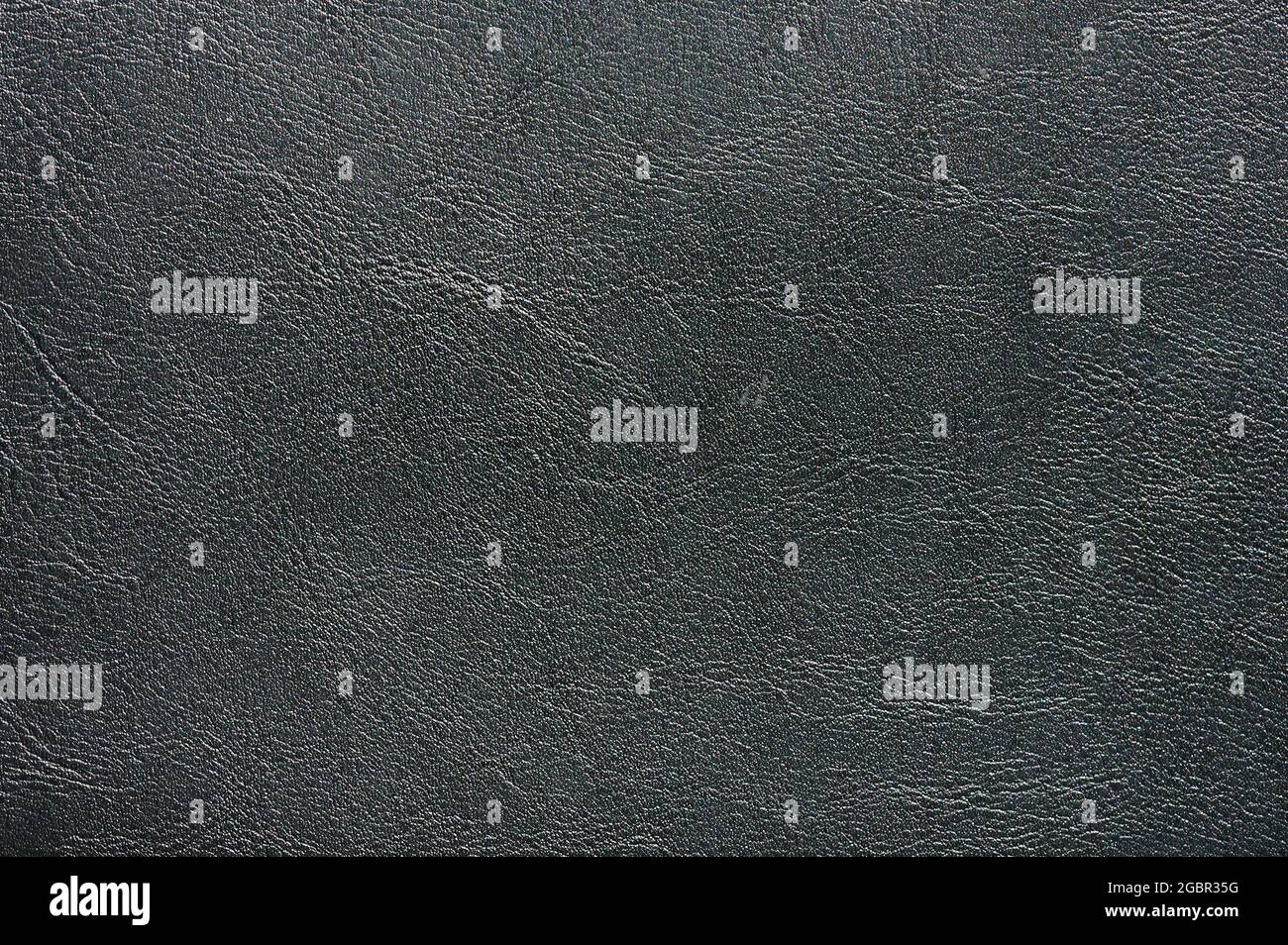 Clean dark gray leather surface macro close up view Stock Photo