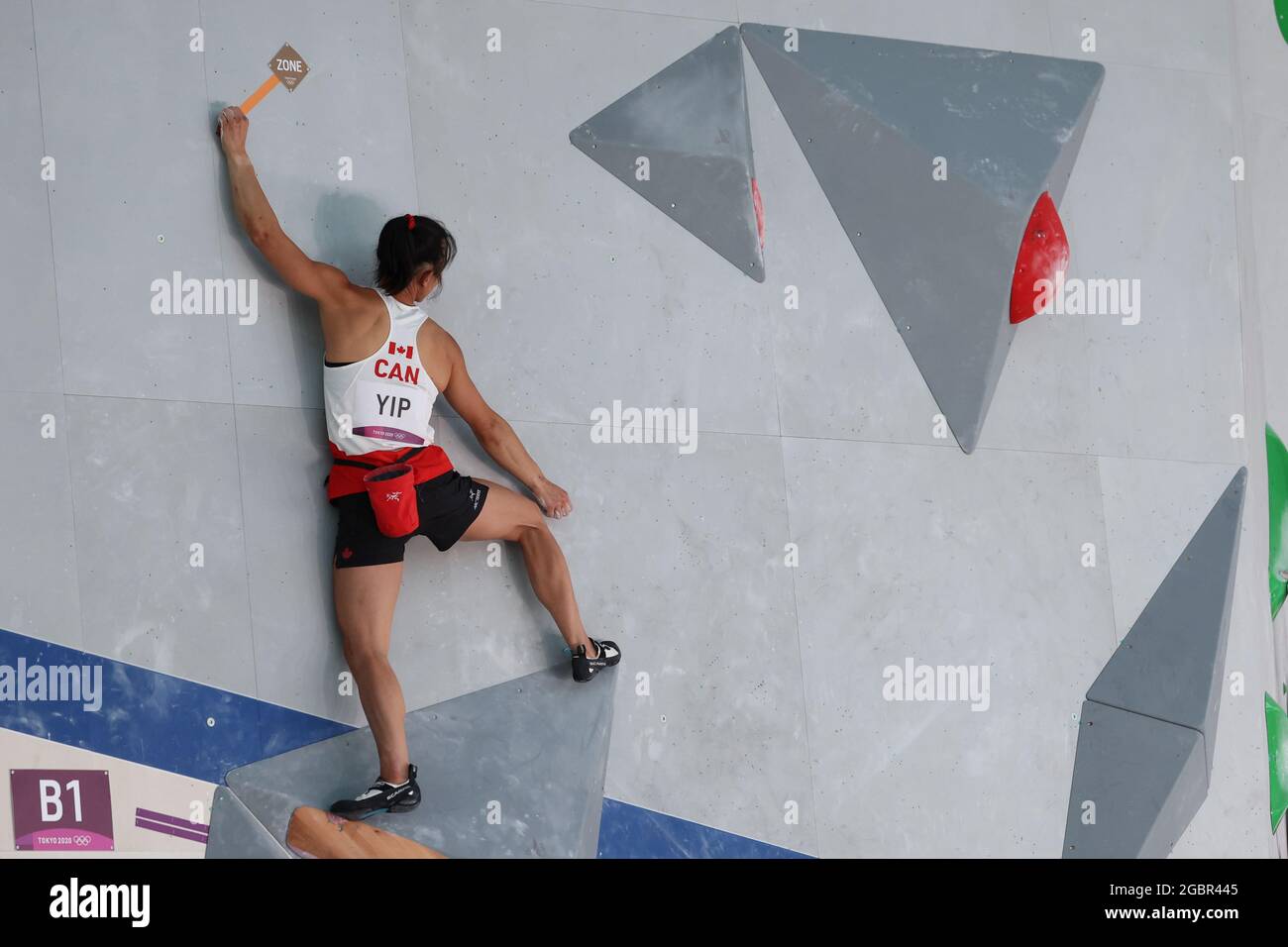 Tokyo, Japan. 4th Aug, 2021. YIP Alannah (CAN) Sport Climbing Women's