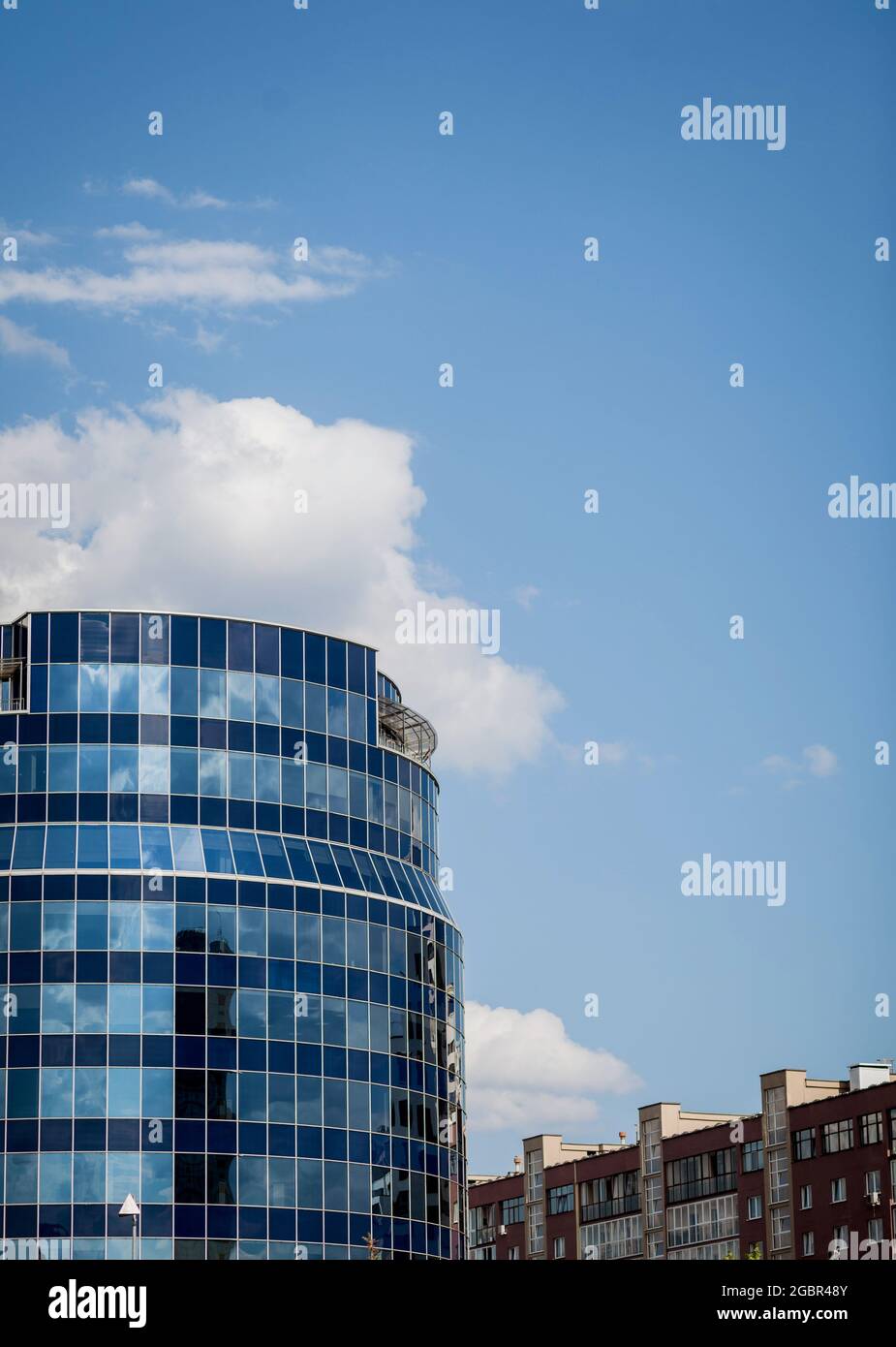 fragment of modern glass architecture. office building Stock Photo - Alamy