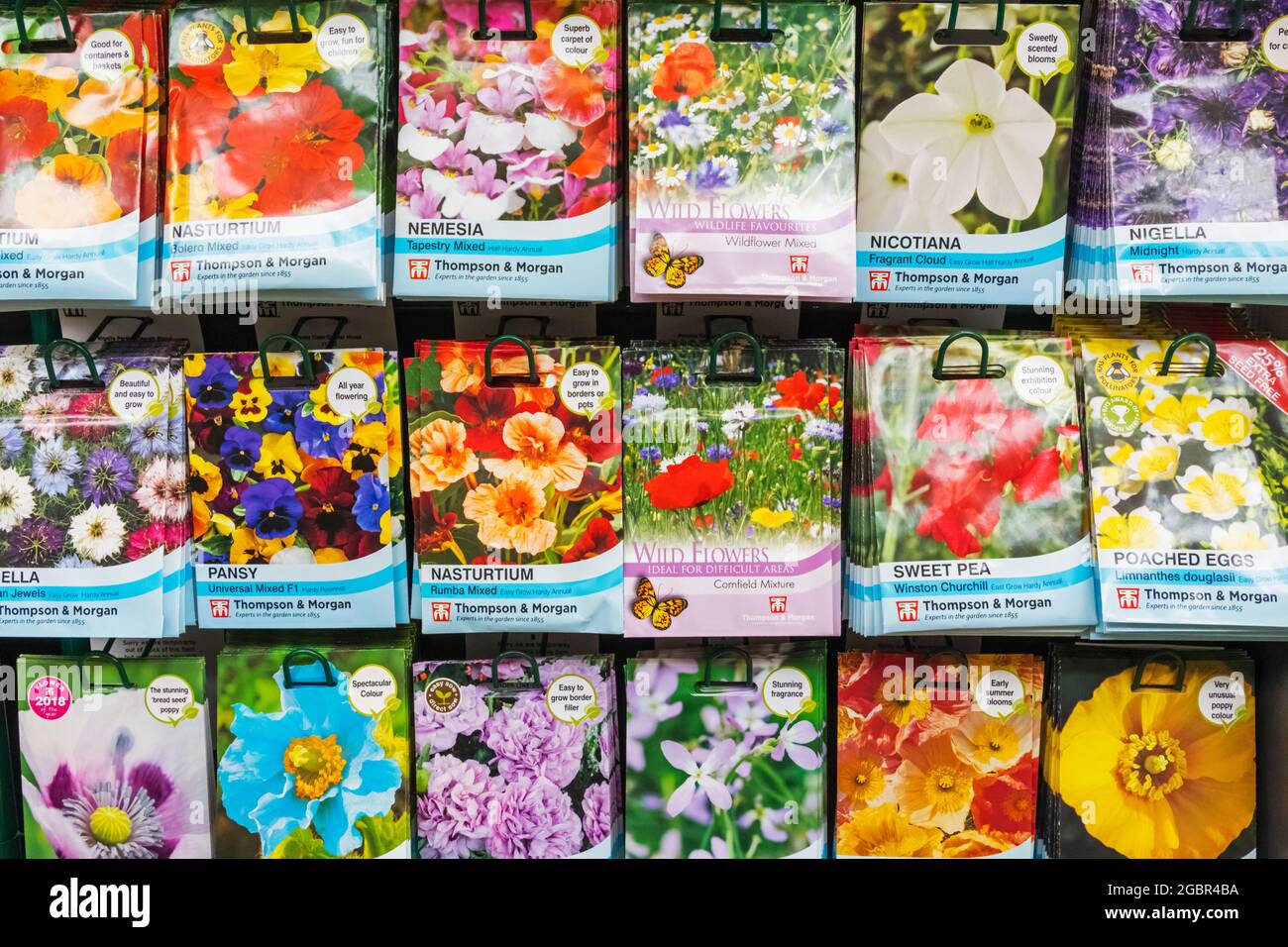 Packets of flower seeds hi-res stock photography and images - Alamy