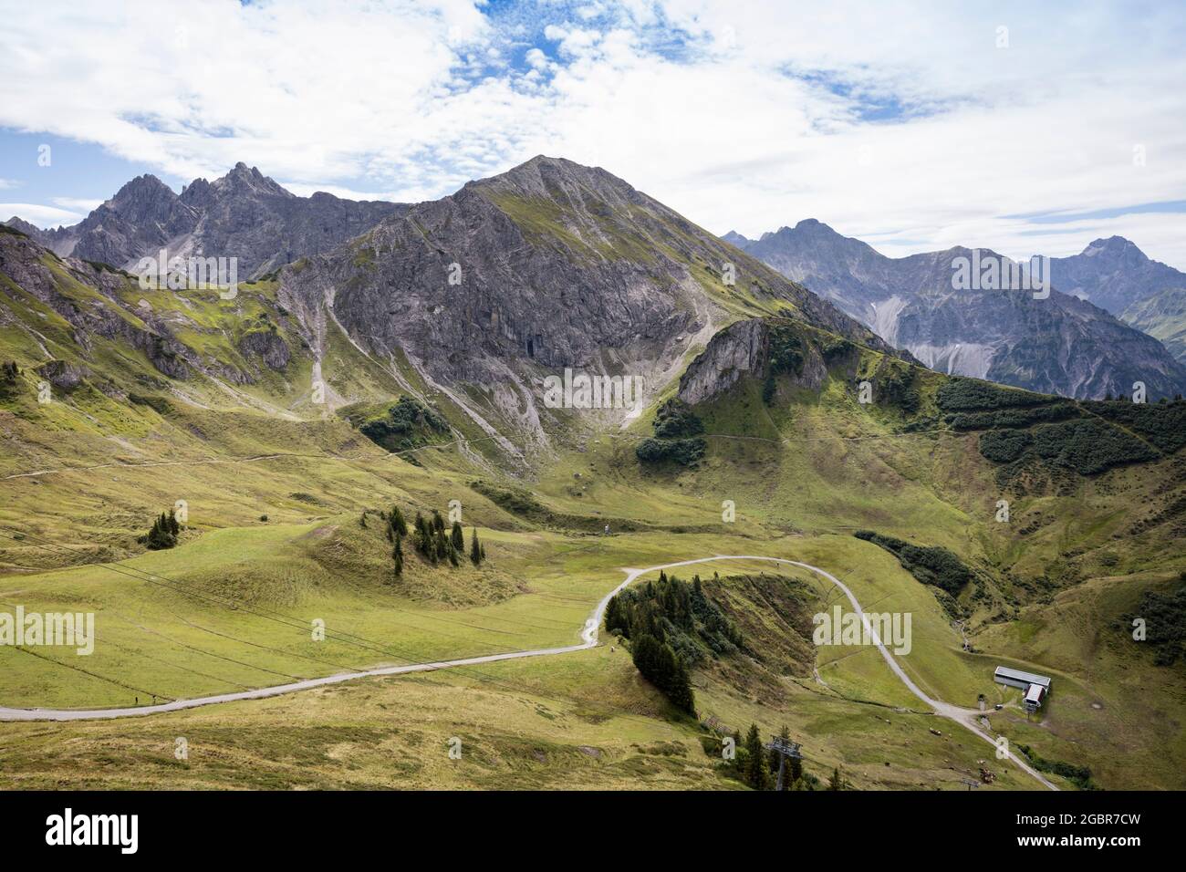 geography / travel, Austria, Vorarlberg, Allgaeu Alps, Kleinwalsertal, ADDITIONAL-RIGHTS-CLEARANCE-INFO-NOT-AVAILABLE Stock Photo