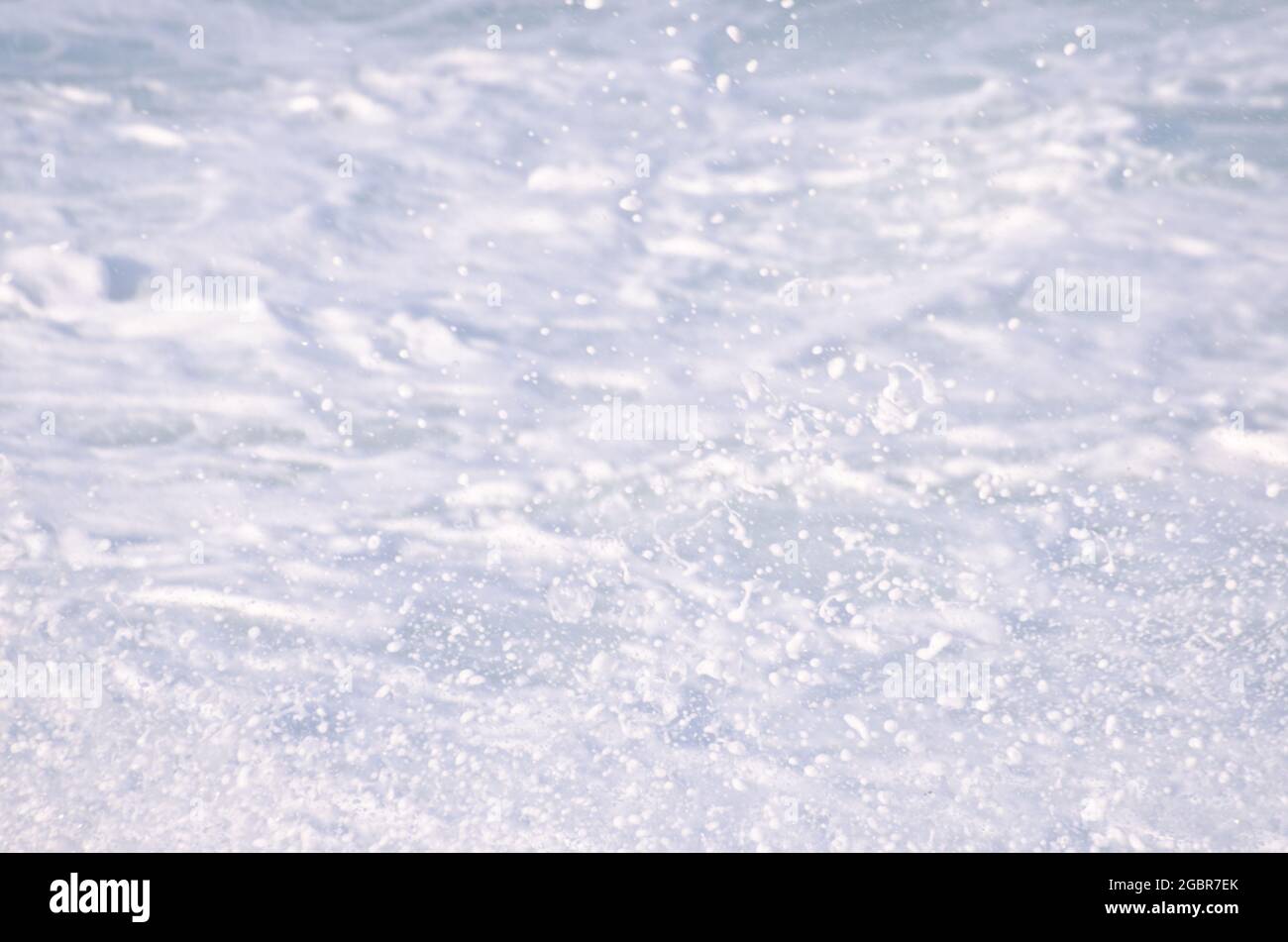 Splash of sea waves with white foams Stock Photo - Alamy