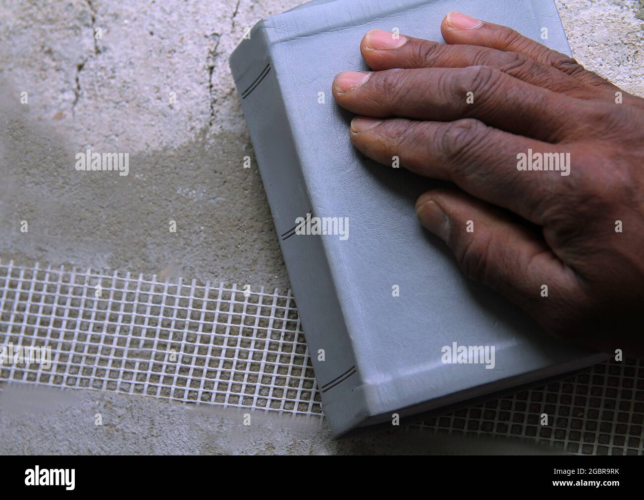man praying with the bible stock photo Stock Photo