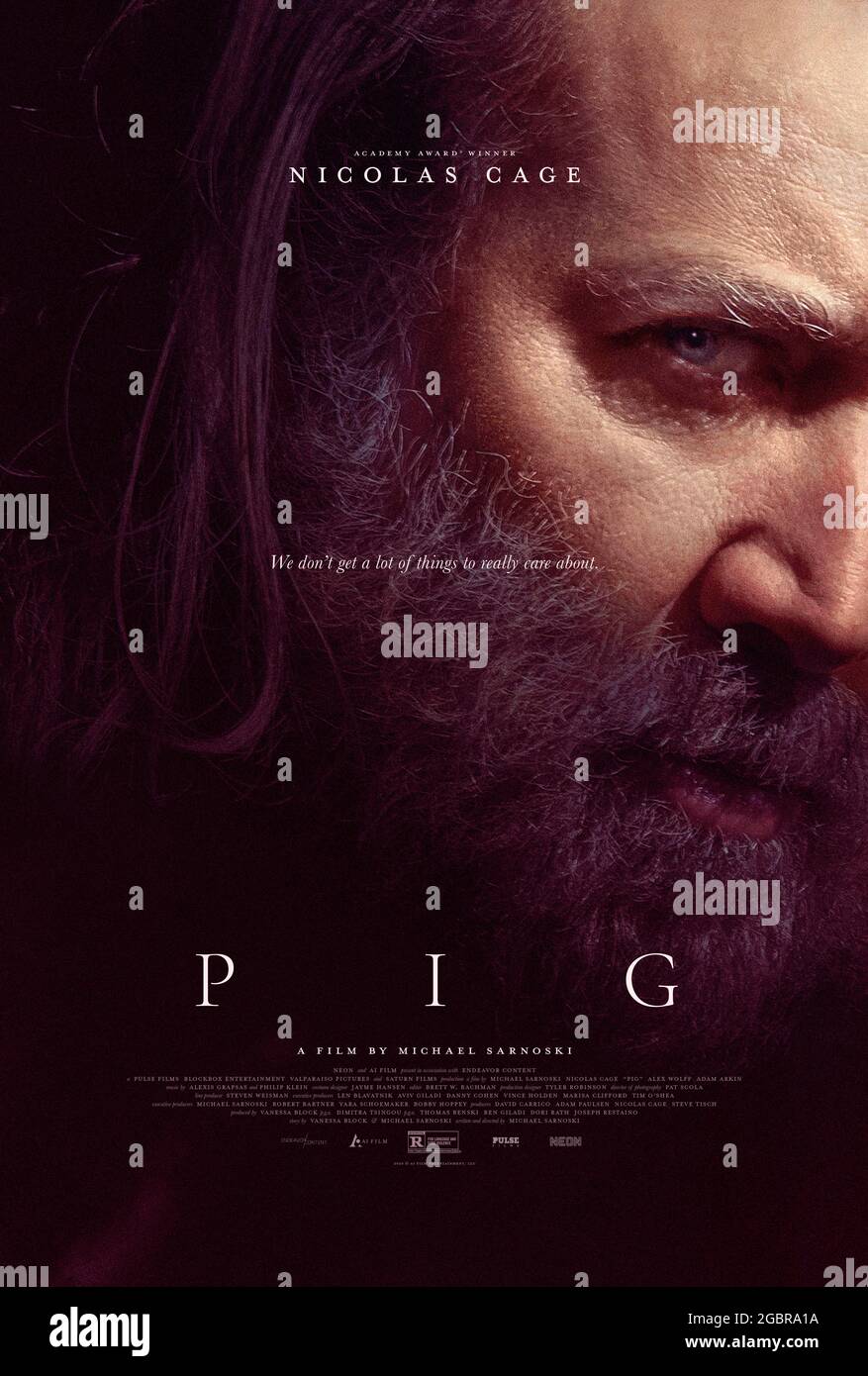 NICOLAS CAGE in PIG (2021), directed by MICHAEL SARNOSKI. Credit ...