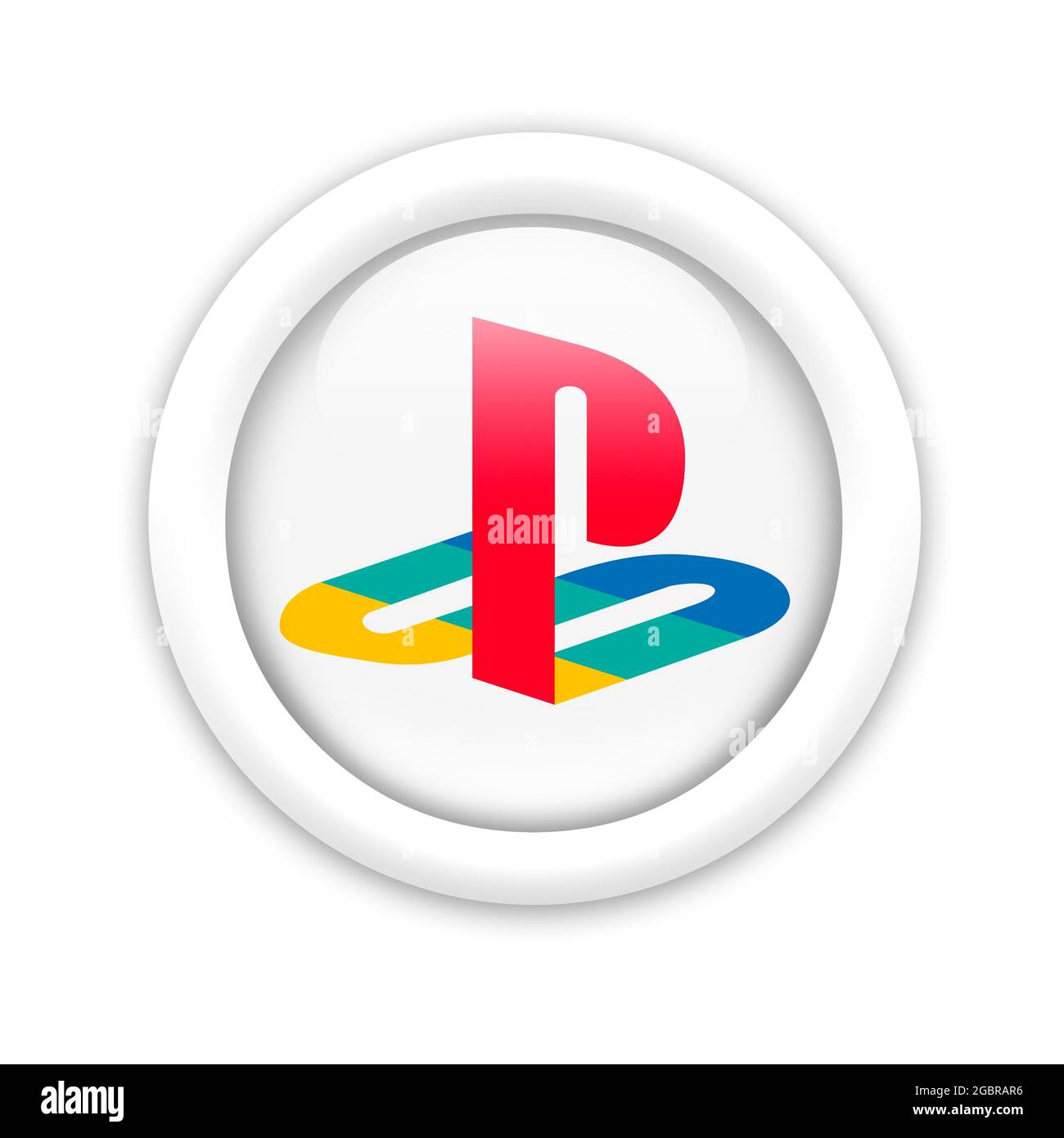Play Station logo Stock Photo