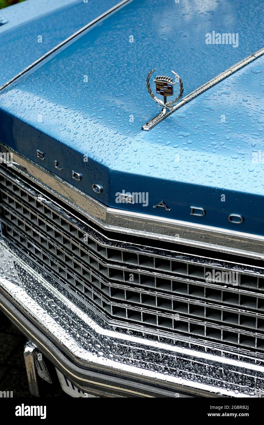 Cadillac Eldorado,General Motors (Cadillac),car, american dream, 7,8 Litre, 500 cubic inch V-8 engine,1976 Cadillac Coupe deVille d'Elegance Stock Photo