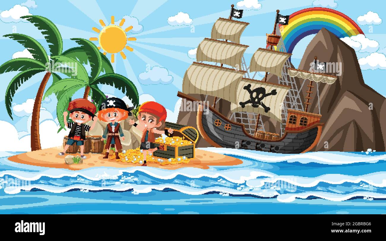 Childhood treasure Stock Vector Images - Alamy