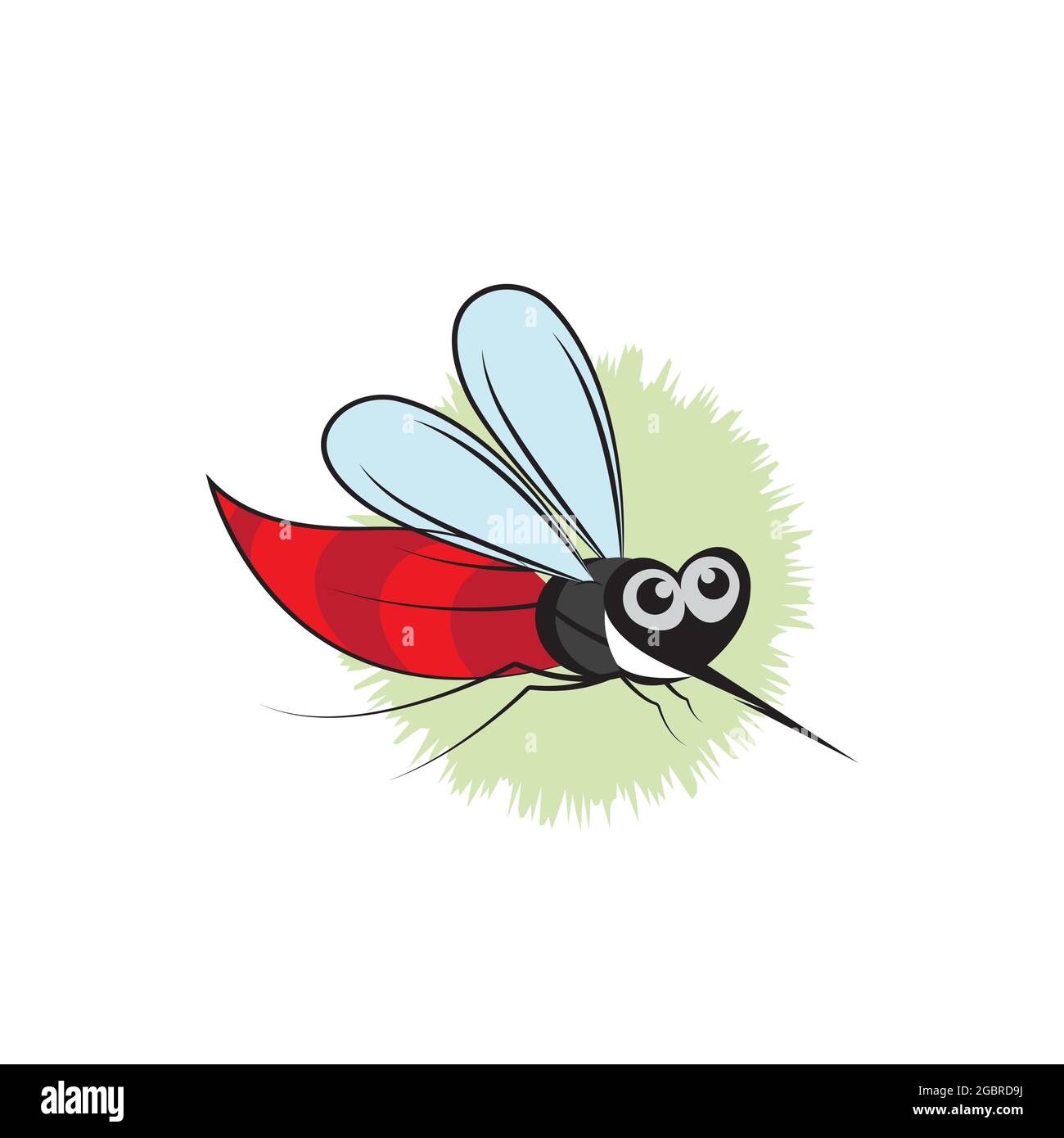 Insect mosquito icon Template vector illustration Stock Vector Image ...