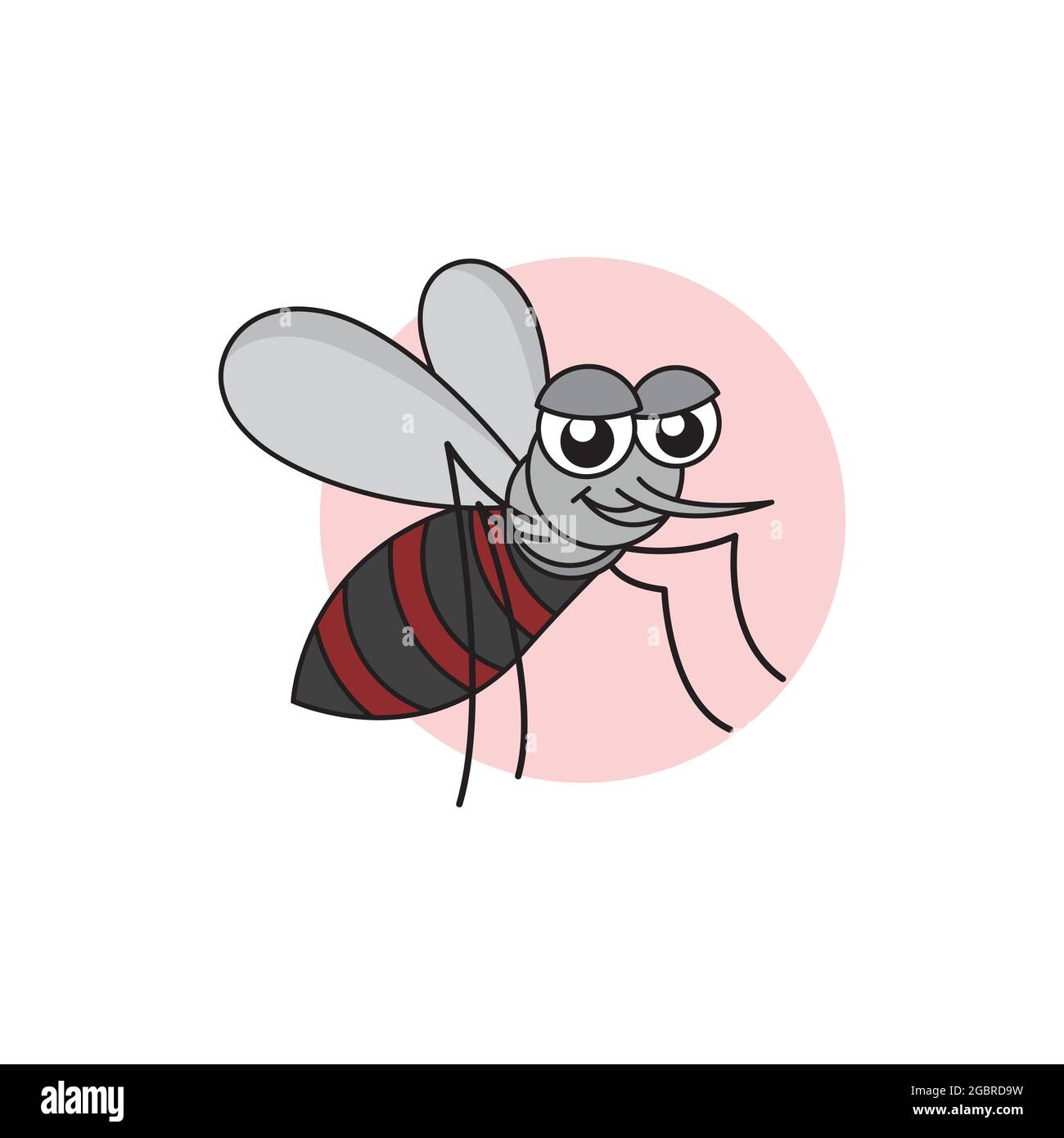 Insect mosquito icon Template vector illustration Stock Vector Image ...