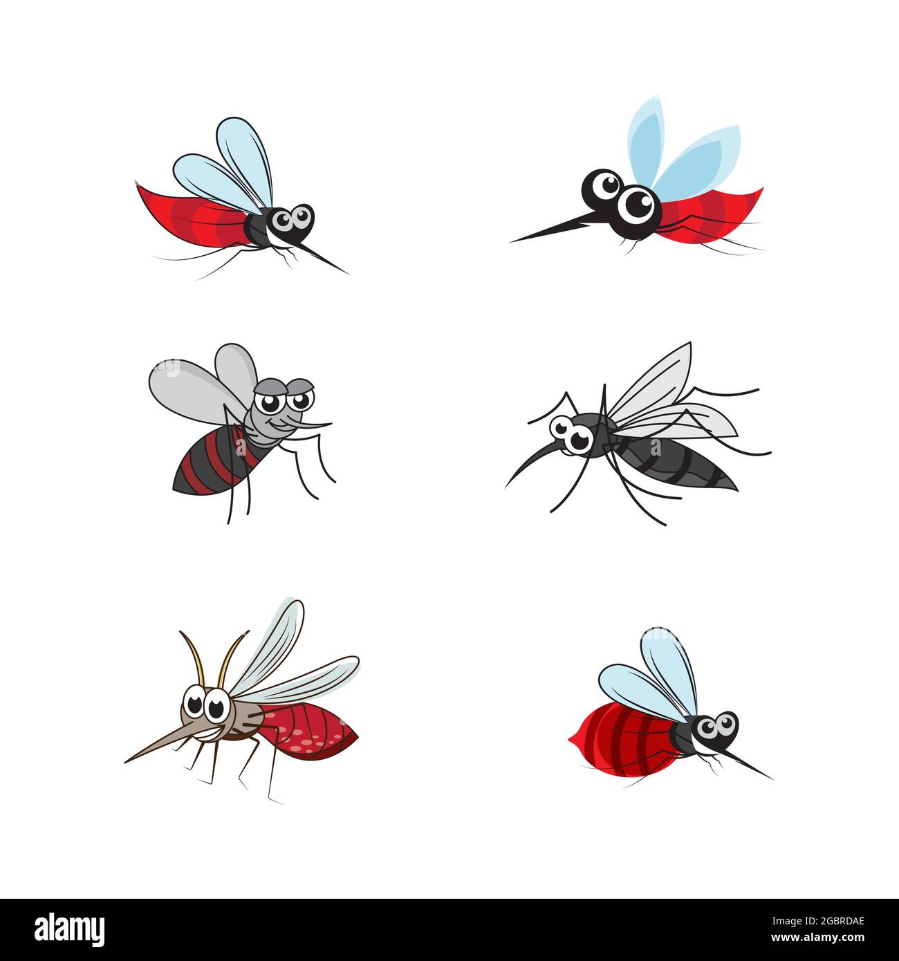 Insect mosquito icon Template vector illustration Stock Vector Image ...