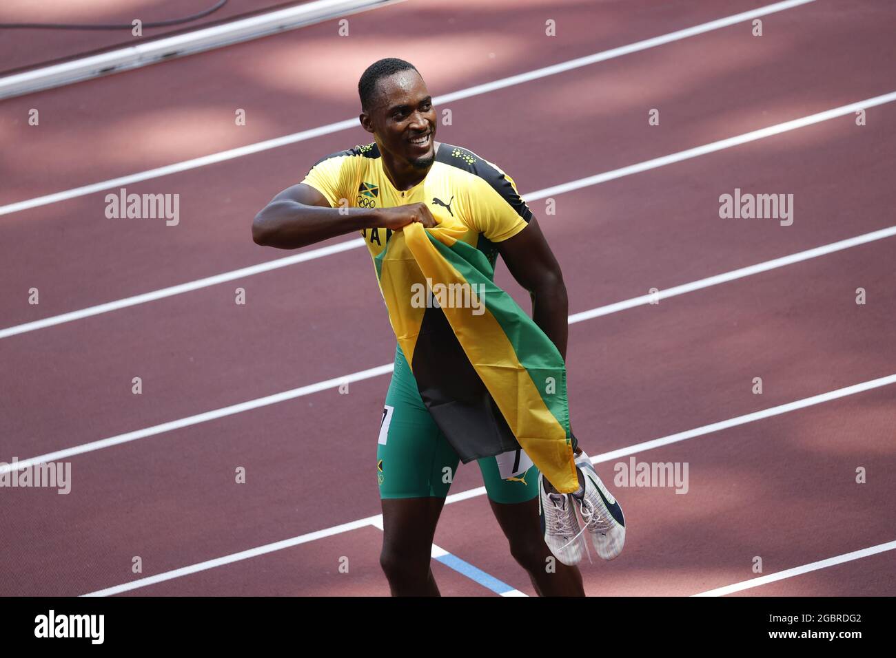 Hansle PARCHMENT (JAM) Winner Gold Medal during the Olympic Games Tokyo