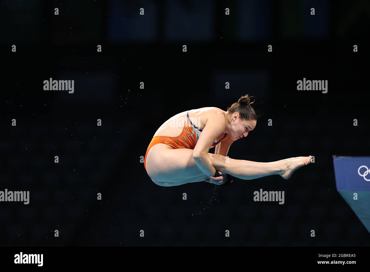 Tokyo, Japan. 5th Aug, 2021. van DUIJN Celine (NED) Diving : Women's 10m Platform Final during the Tokyo 2020 Olympic Games at the Tokyo Aquatics Centre in Tokyo, Japan . Credit: AFLO SPORT/Alamy Live News Stock Photo