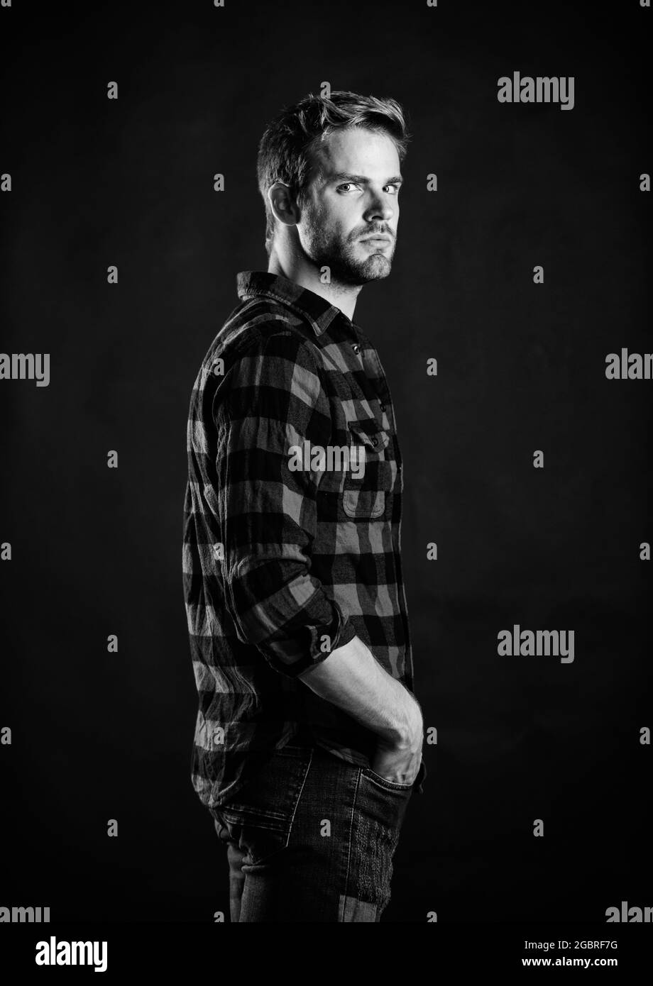 Exhibit masculine traits. Standards of manliness or masculinity. Manliness concept.