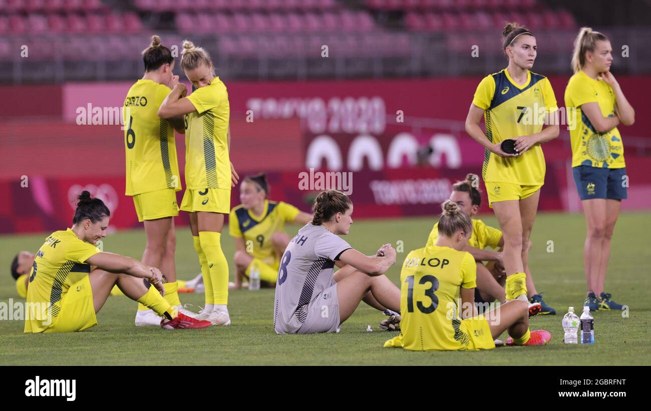 Tokyo 2020 Olympics - Soccer Football - Women - Bronze medal match -  Australia v United States - Ibaraki Kashima Stadium,