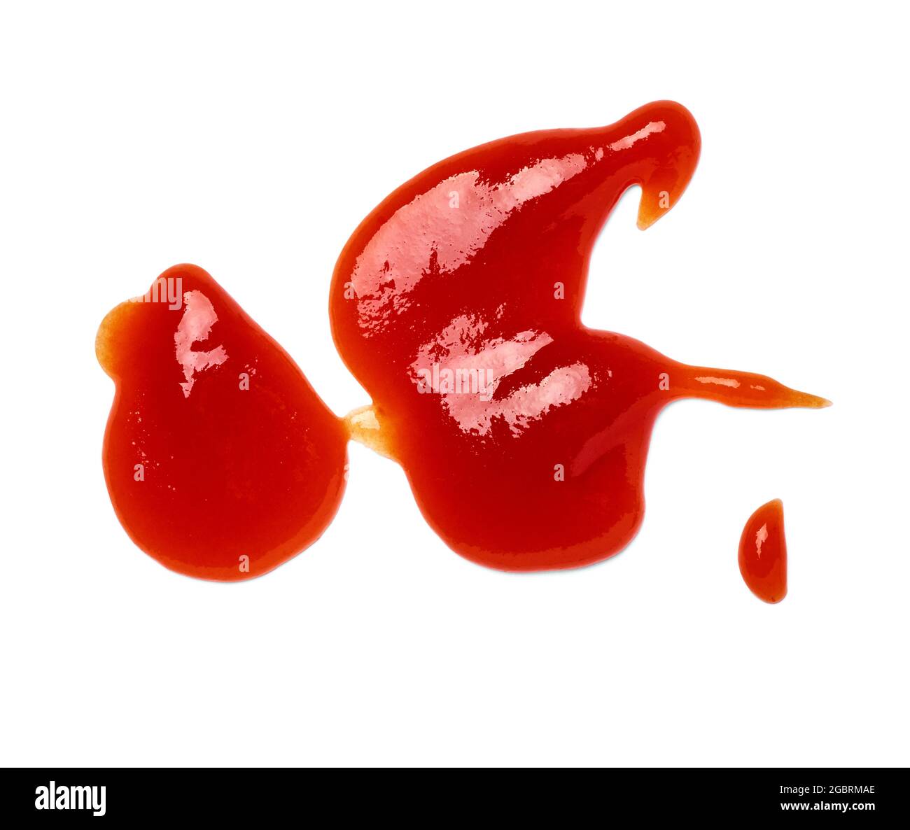 ketchup stain fleck food drop tomato sauce accident liquid splash dirty