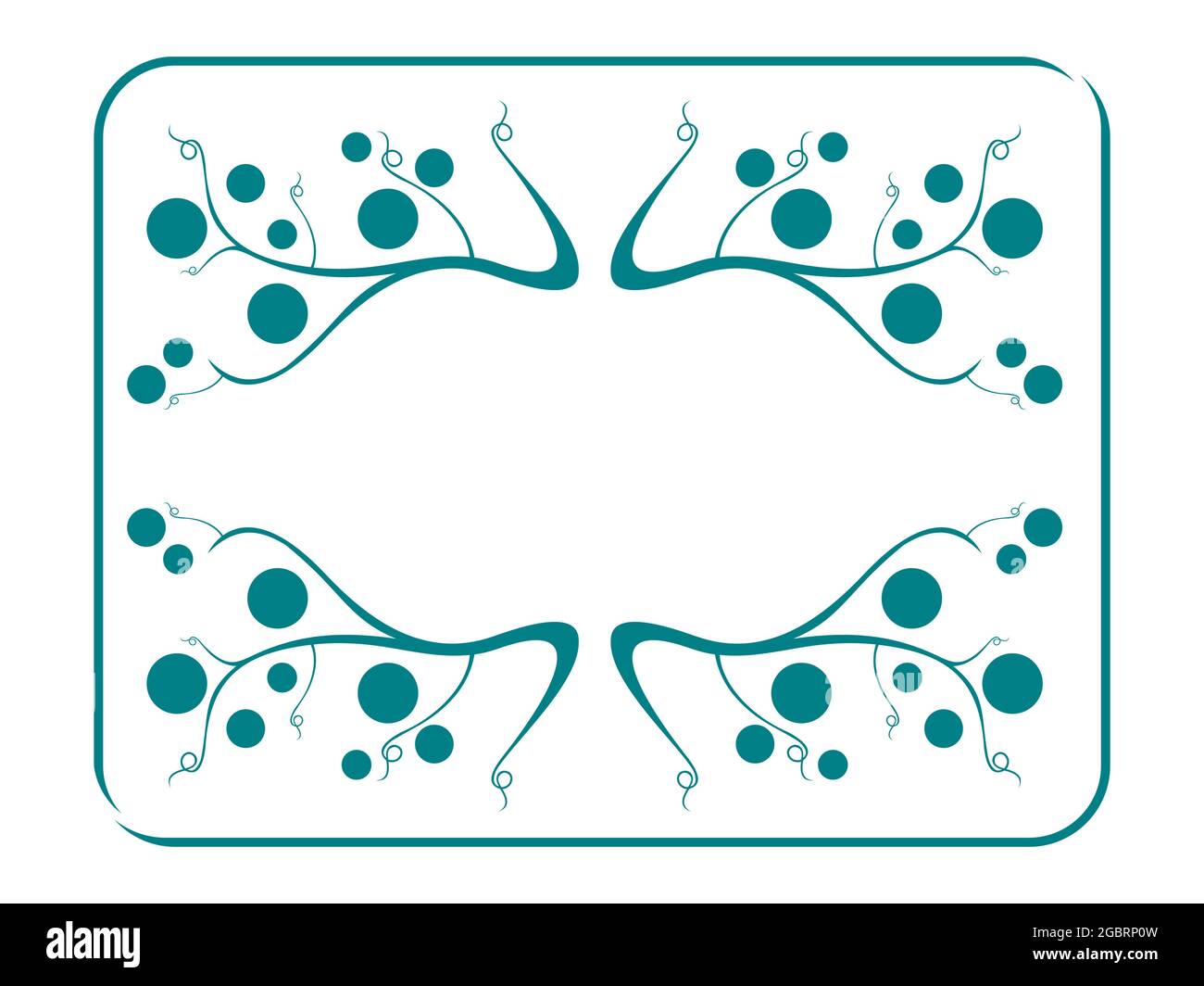 A Vector Illustration set of Natural Ornamental Illustration Frame Sign ...