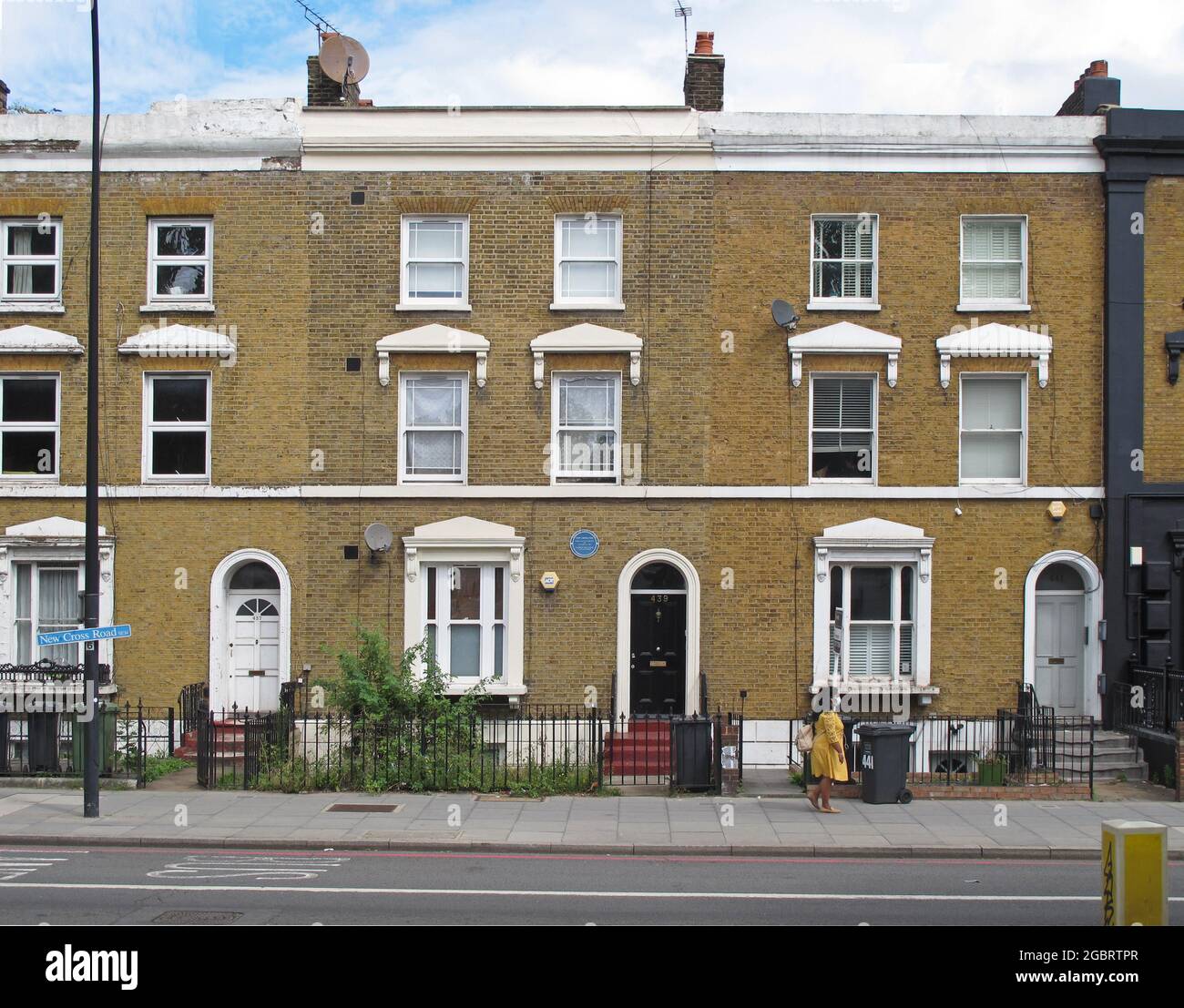 439 New Cross Road, Lewisham, London, UK. Site of the house fire of